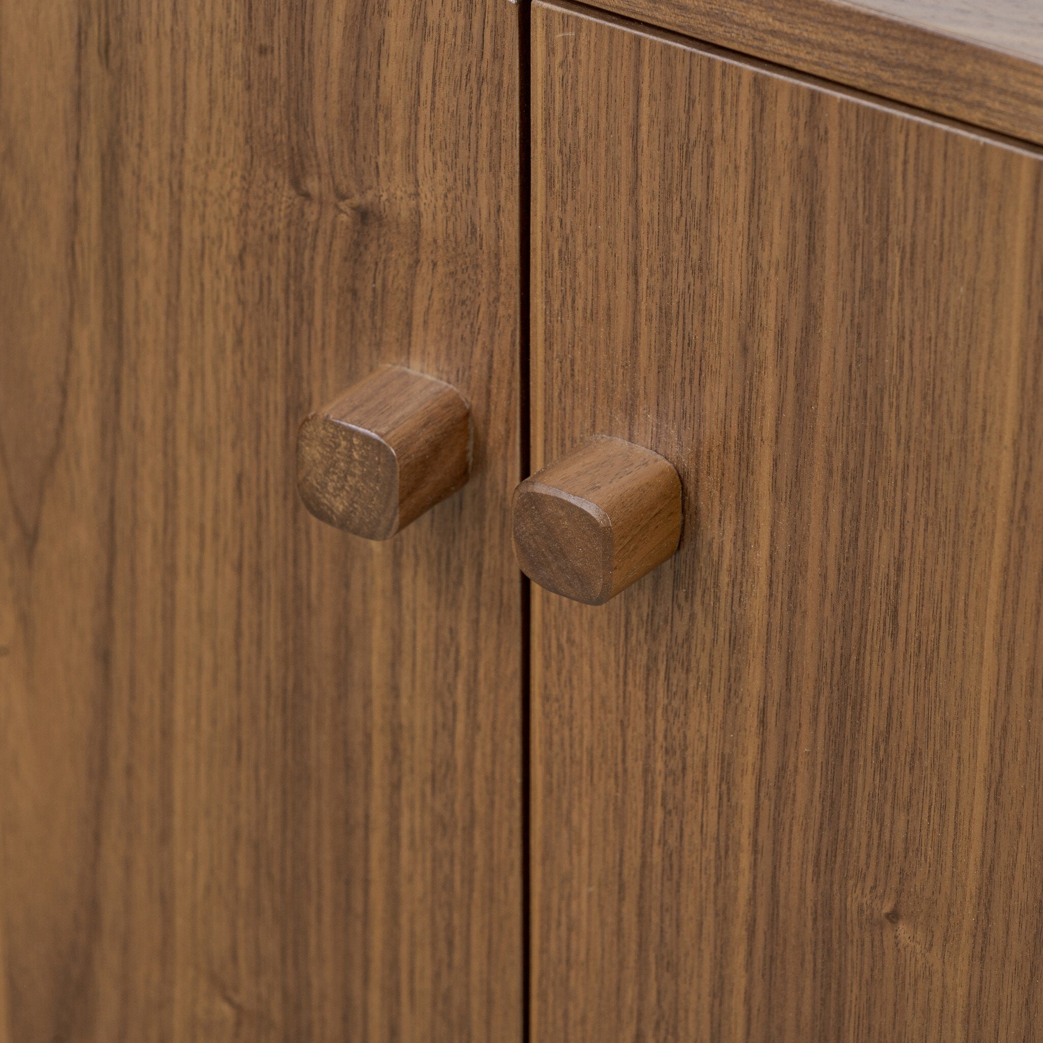 Four Hands Arturo Media Console — Natural Walnut-Natural Walnut Veneer