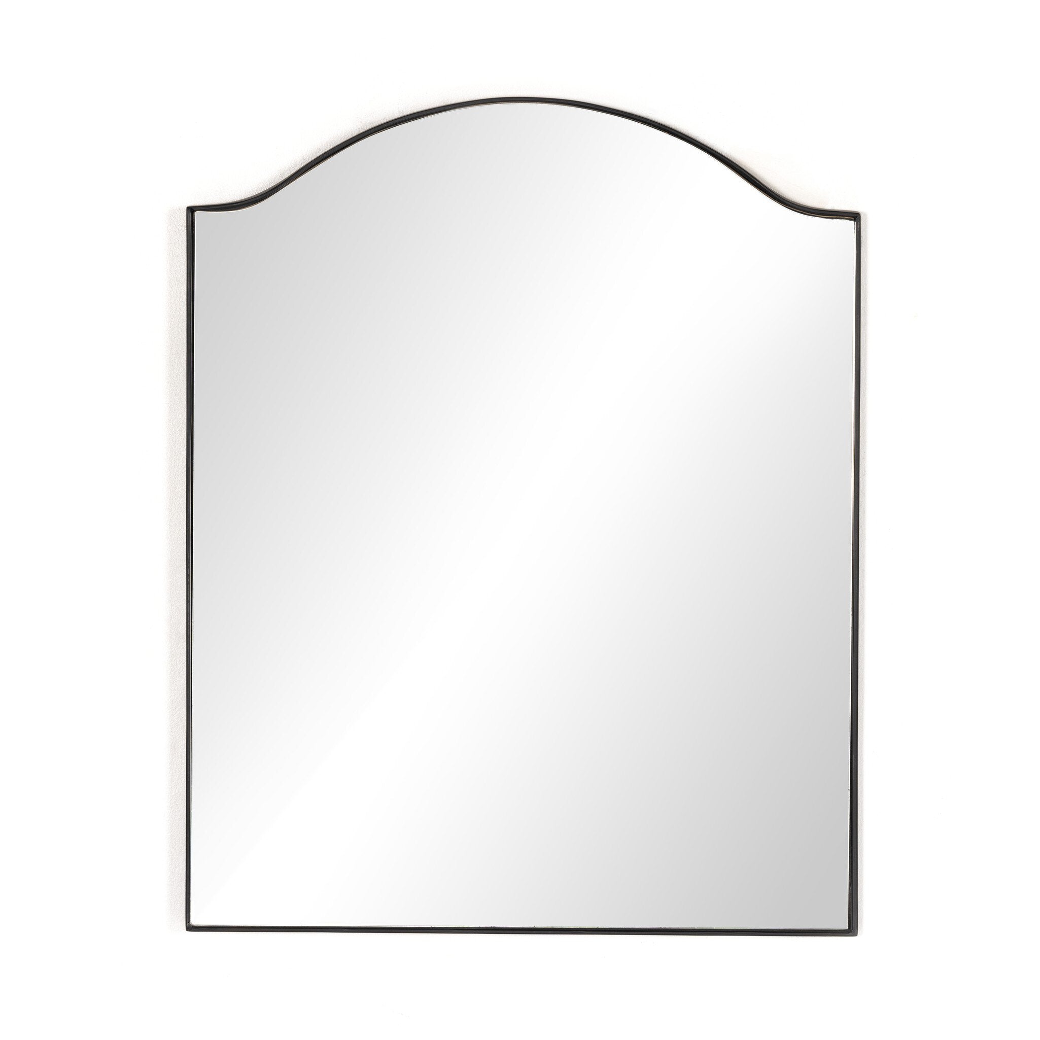 Four Hands Jacques Small Mirror — Gunmetal-Mirror
