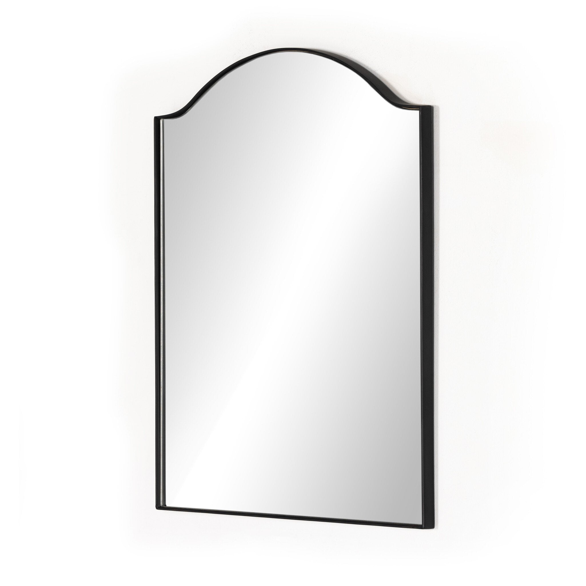 Four Hands Jacques Small Mirror — Gunmetal-Mirror