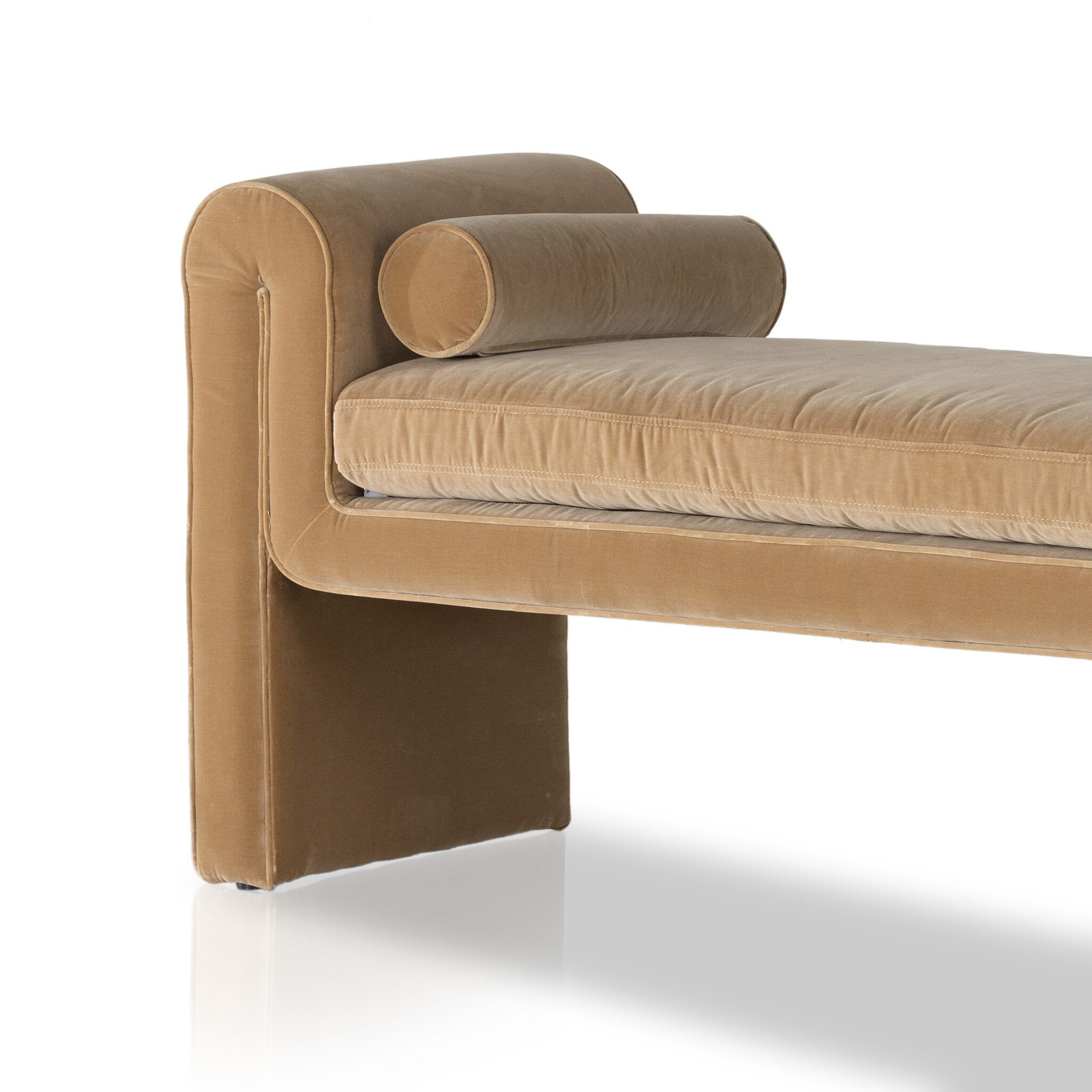 Four Hands Mitchell Accent Bench — Surrey Camel