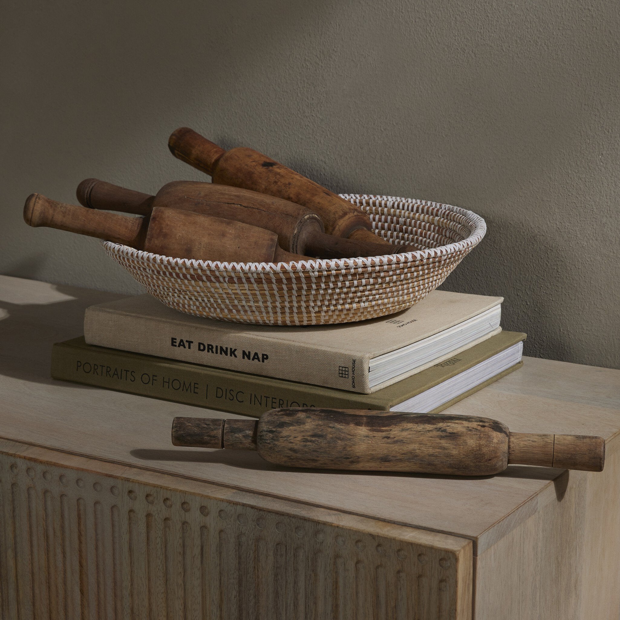 Four Hands Found Chapati Rollers, Set Of 4 — Reclaimed Natural