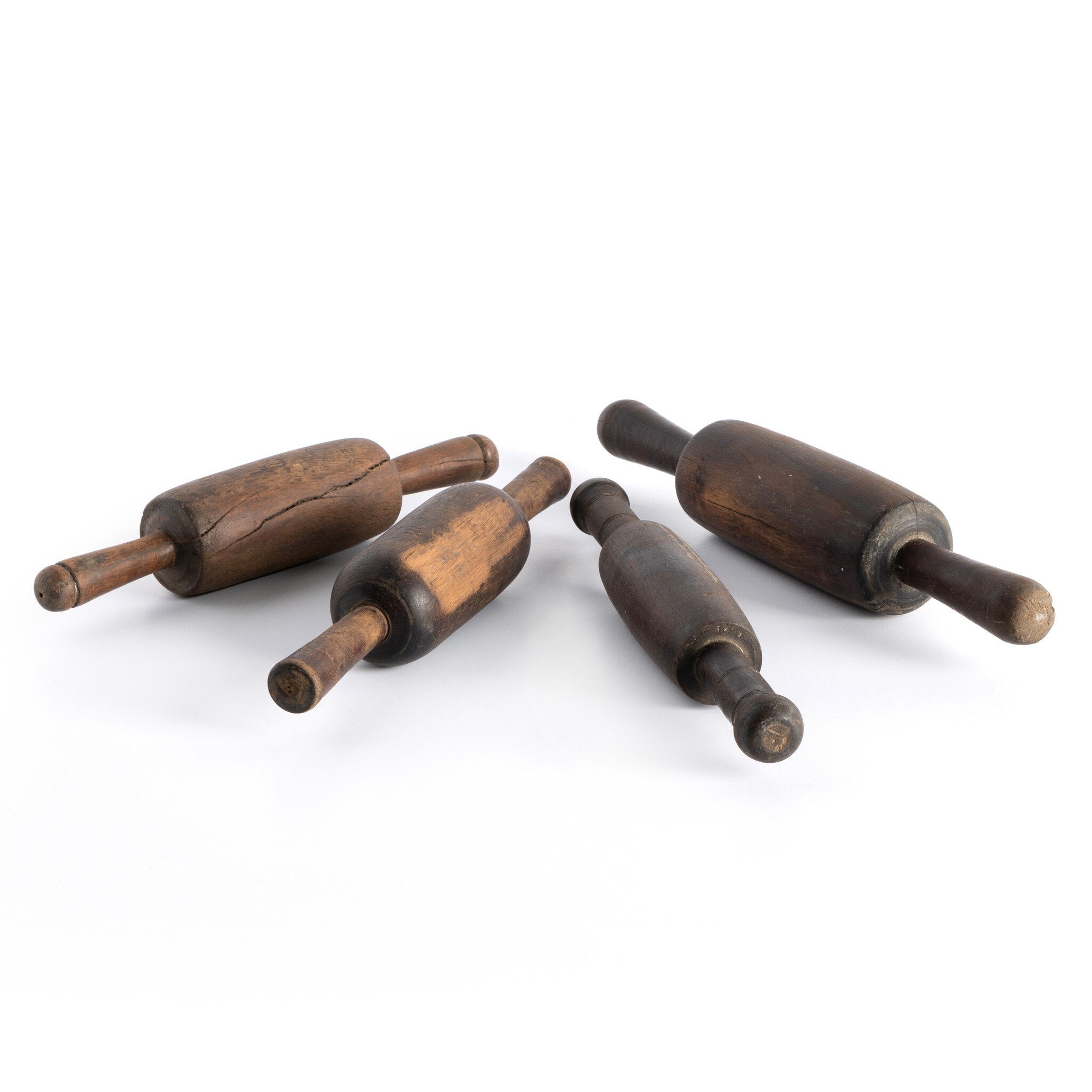Four Hands Found Chapati Rollers, Set Of 4 — Reclaimed Natural