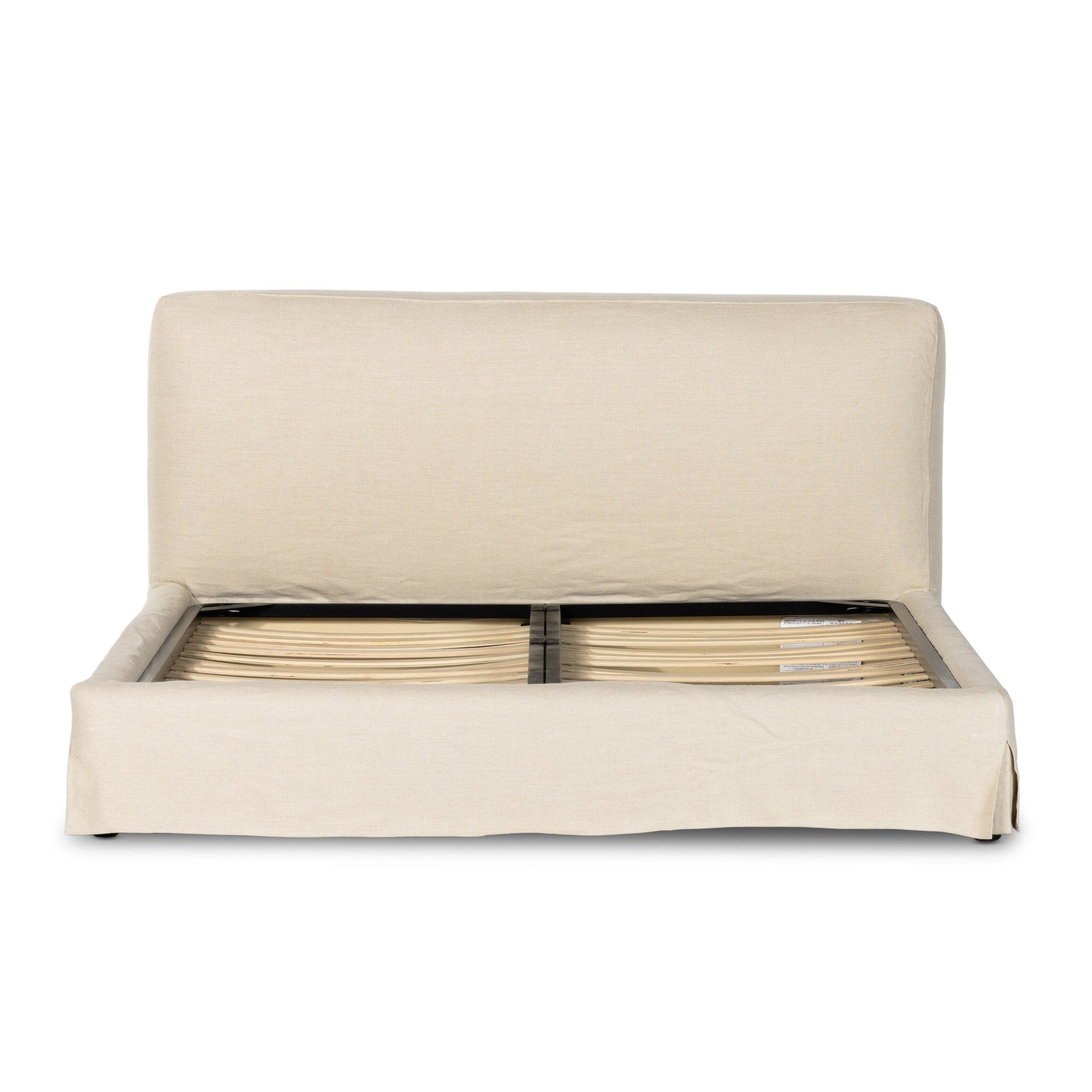 Four Hands Aidan Slipcover Bed — Brussels Natural-King