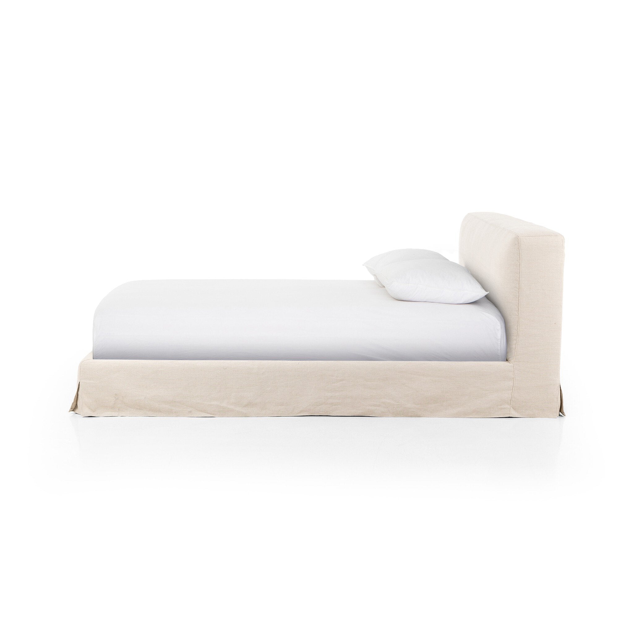 Four Hands Aidan Slipcover Bed — Brussels Natural-King