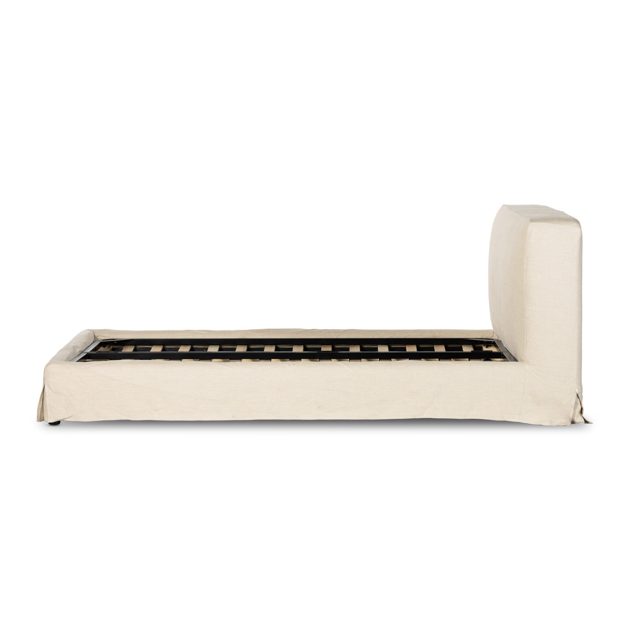 Four Hands Aidan Slipcover Bed — Brussels Natural-King