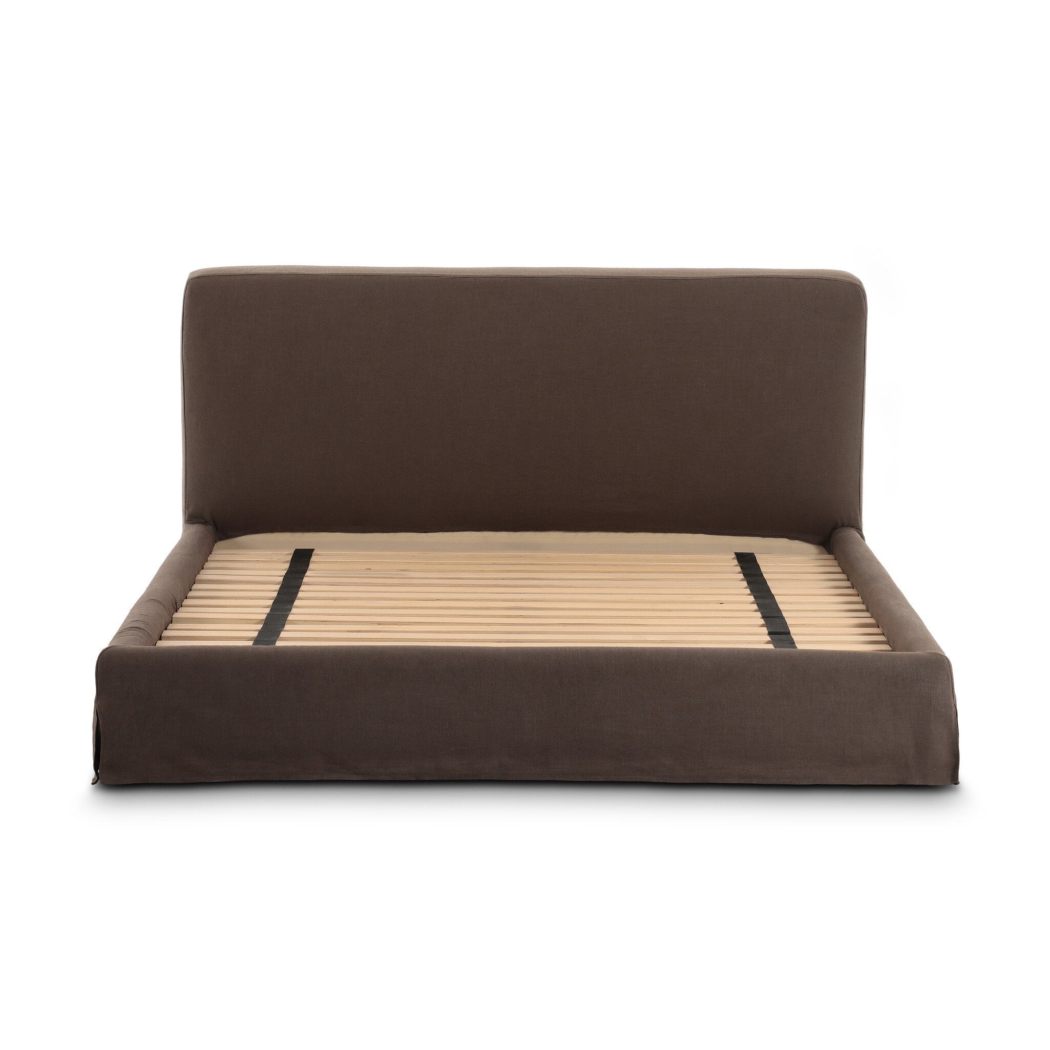 Four Hands Aidan Slipcover Bed — Savoy Coffee-Queen