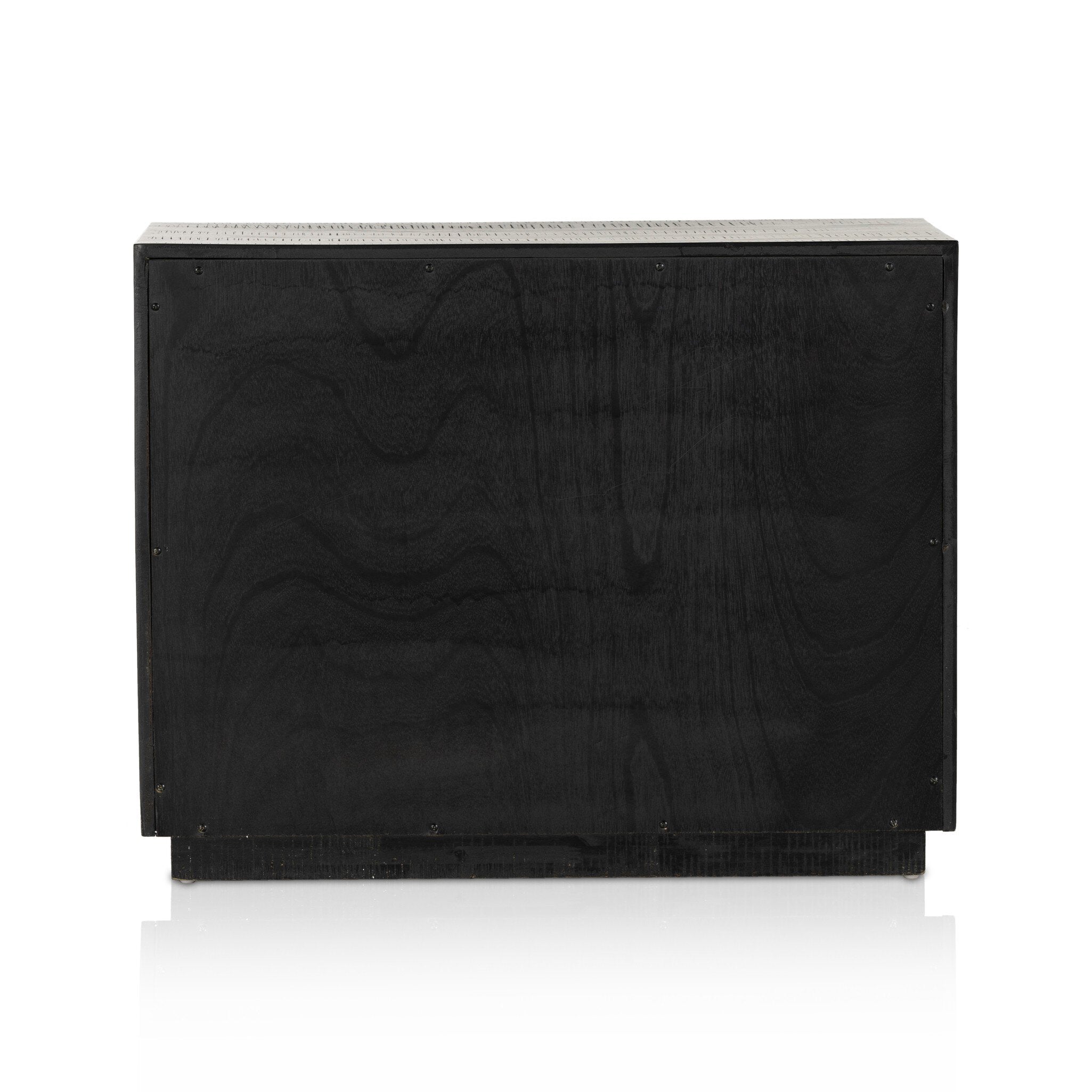 Four Hands Suki Large Nightstand — Burnished Black-Brass (Alexa Hardware)