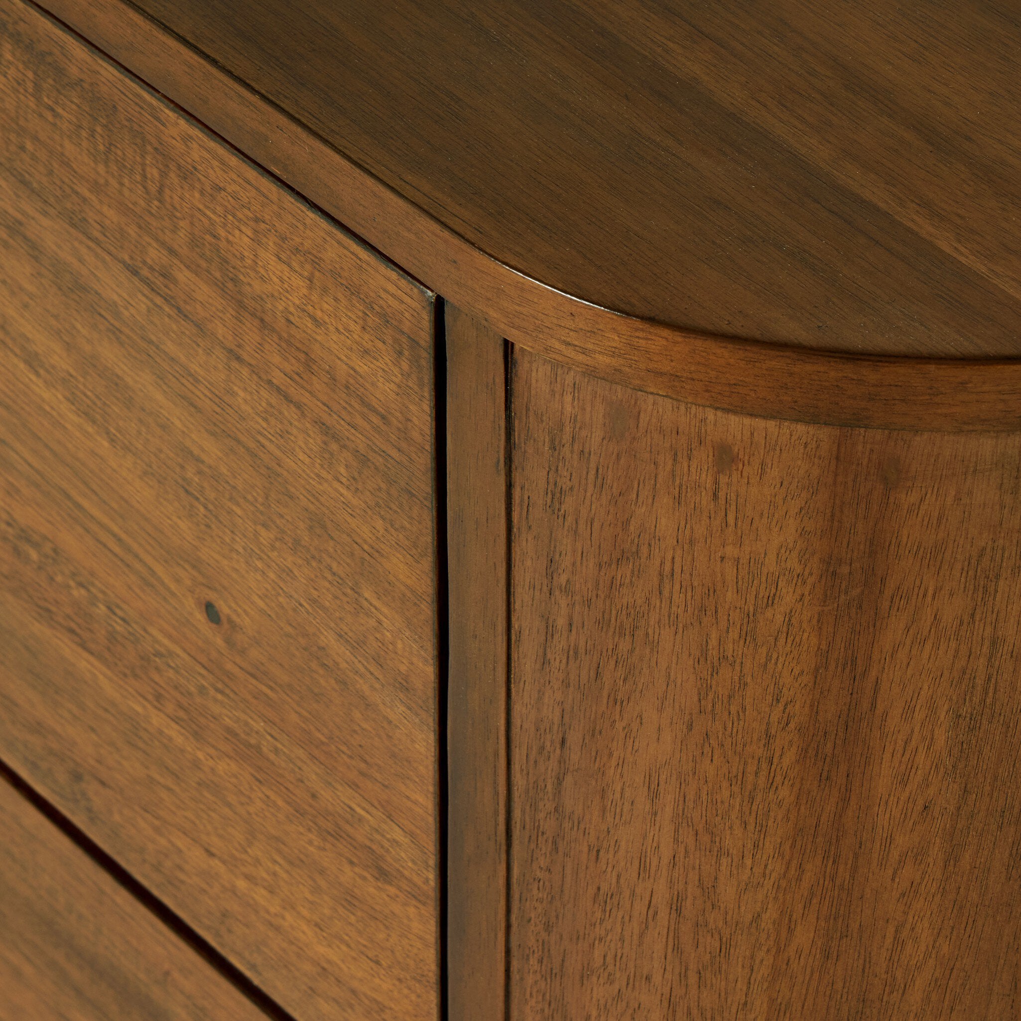 Four Hands Paden Nightstand — Seasoned Brown Acacia-Seasoned Brown Acacia Solid