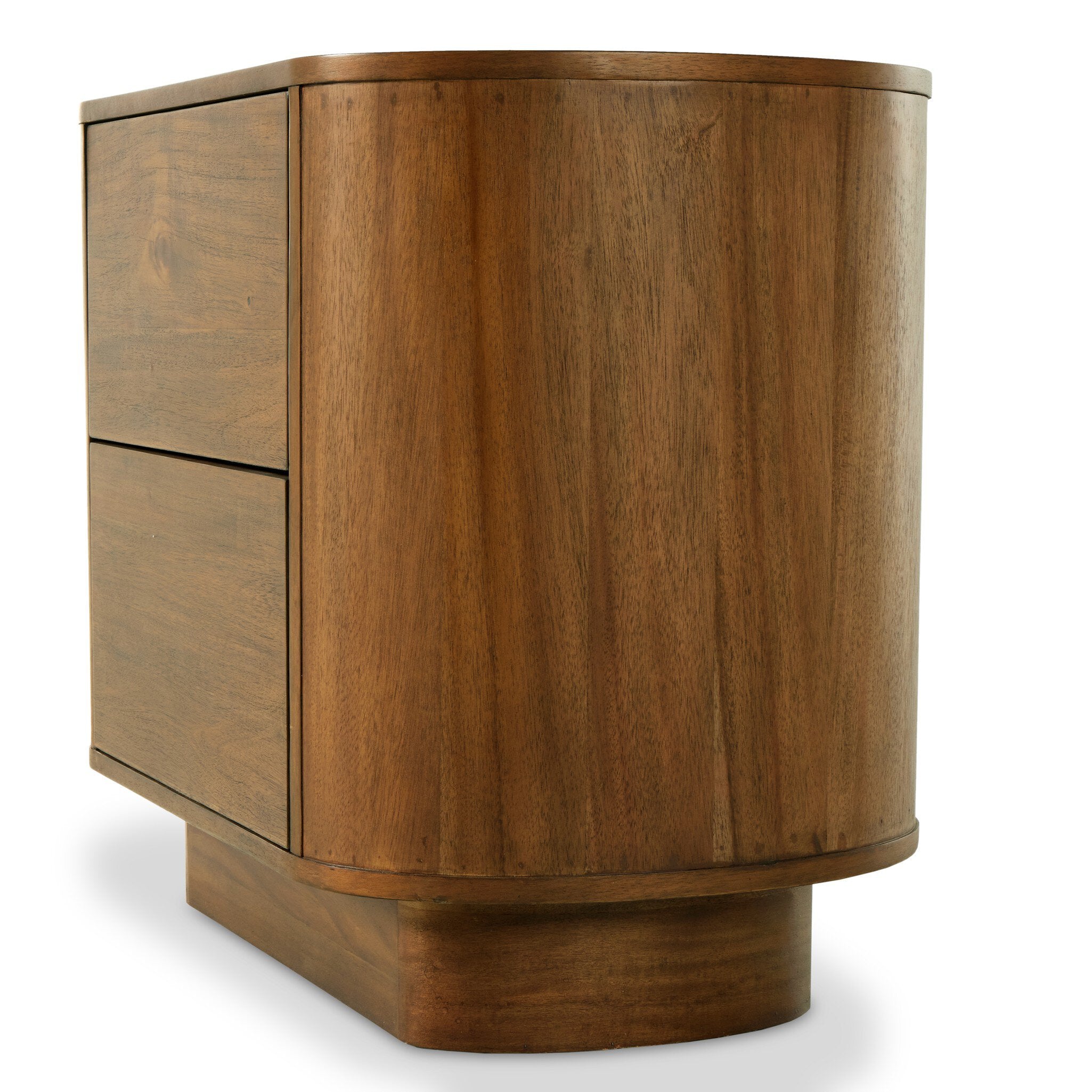 Four Hands Paden Nightstand — Seasoned Brown Acacia-Seasoned Brown Acacia Solid