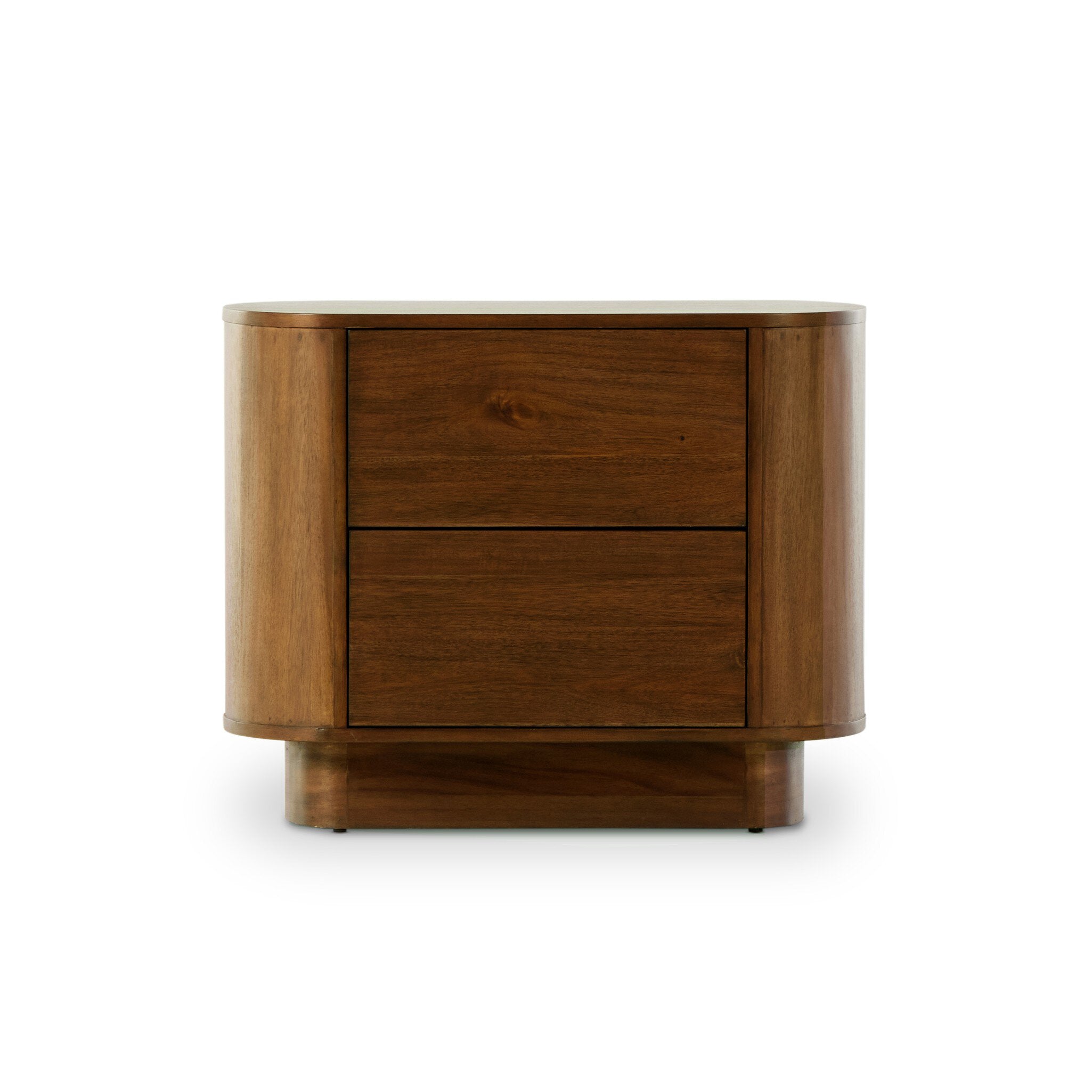Four Hands Paden Nightstand — Seasoned Brown Acacia-Seasoned Brown Acacia Solid