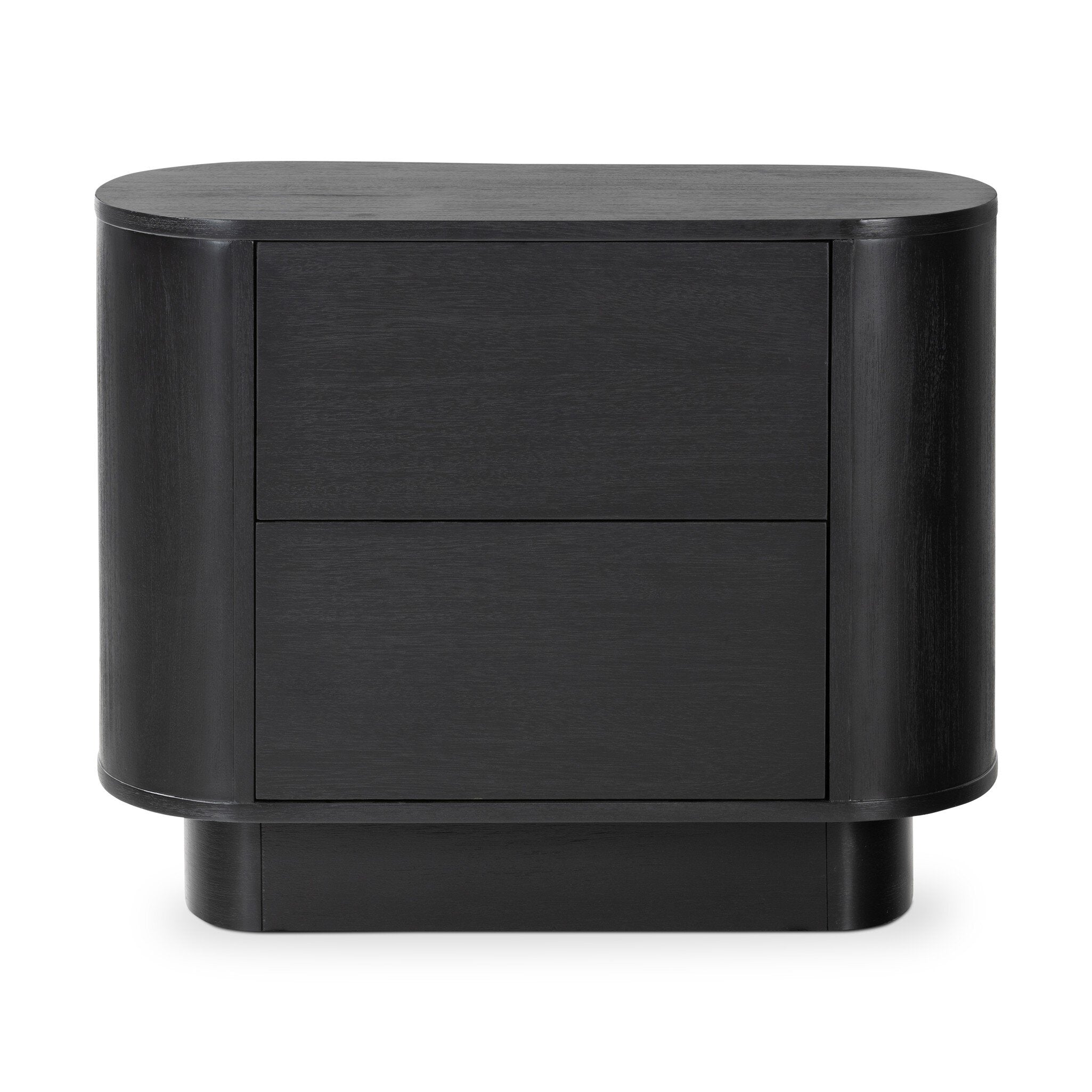 Four Hands Paden Nightstand — Aged Black Acacia-Aged Black Acacia Solid