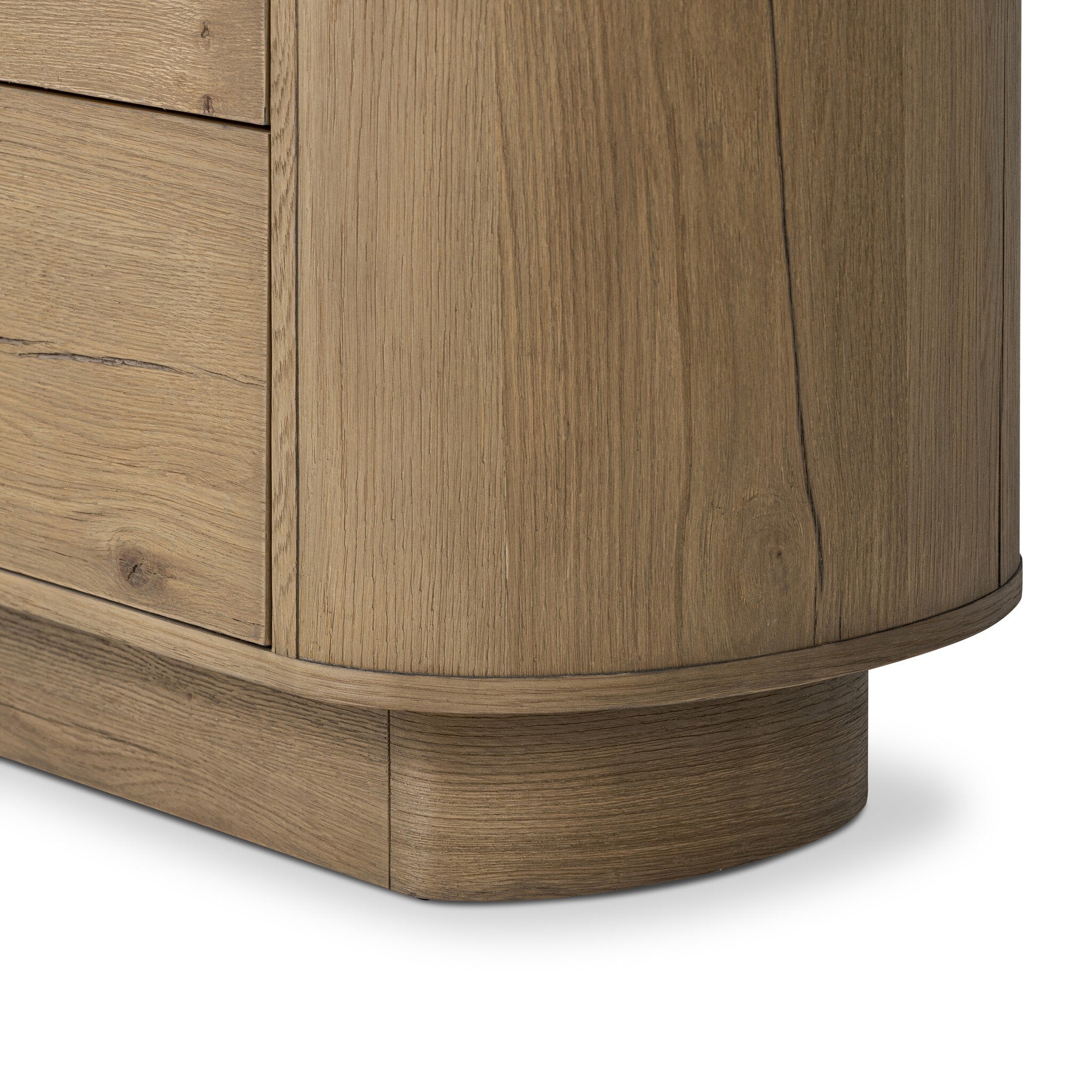 Four Hands Paden Nightstand — Worn Oak-Worn Oak Veneer