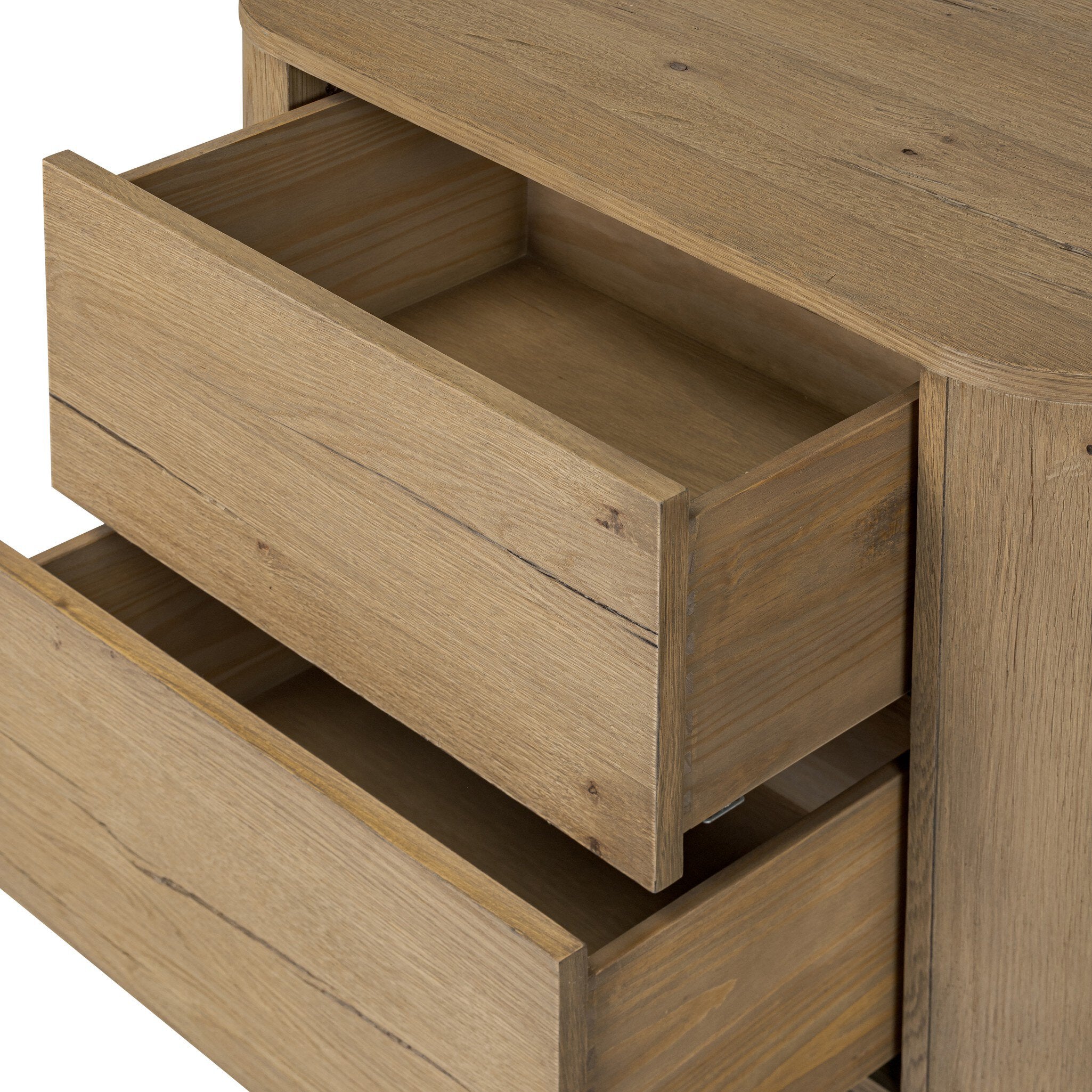 Four Hands Paden Nightstand — Worn Oak-Worn Oak Veneer
