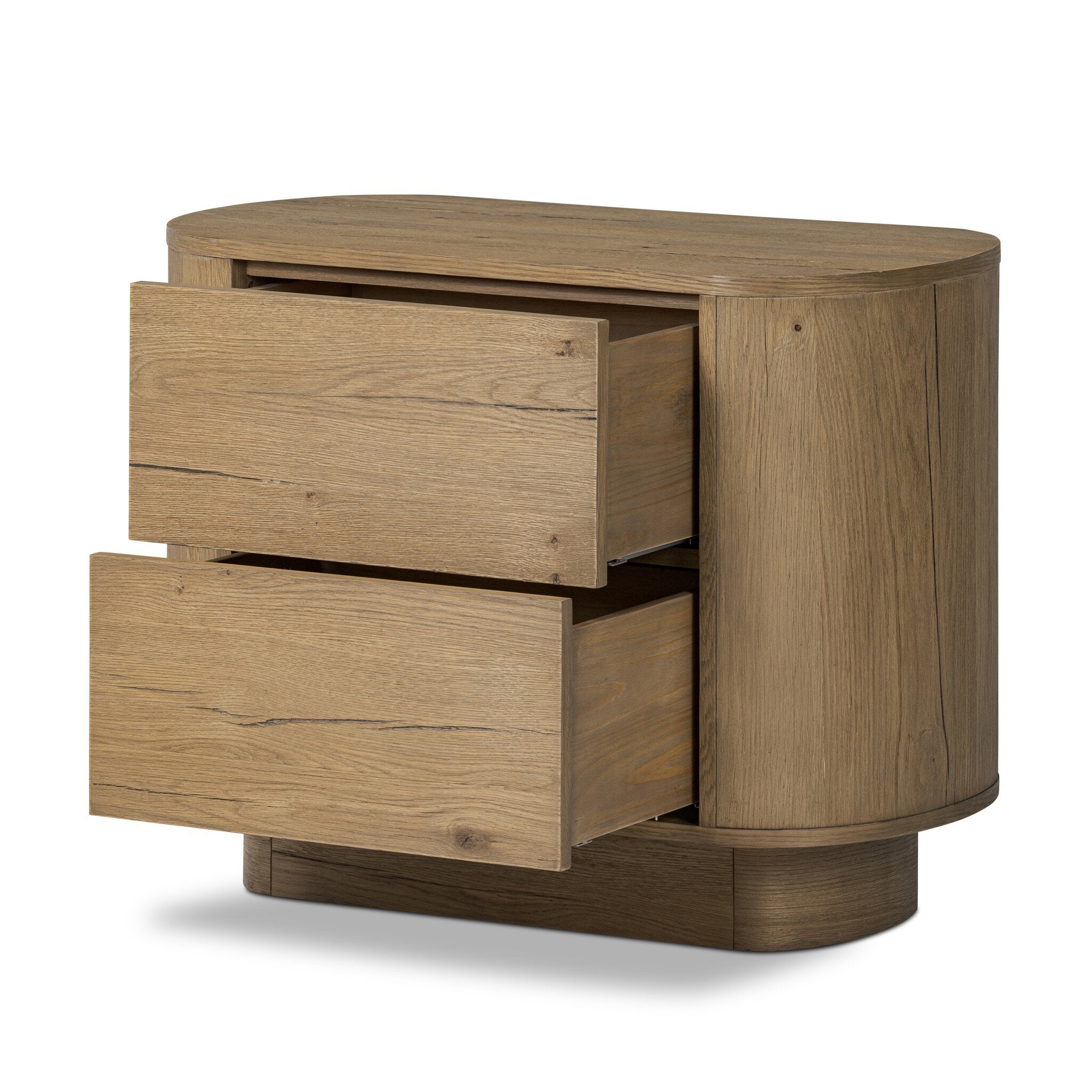 Four Hands Paden Nightstand — Worn Oak-Worn Oak Veneer
