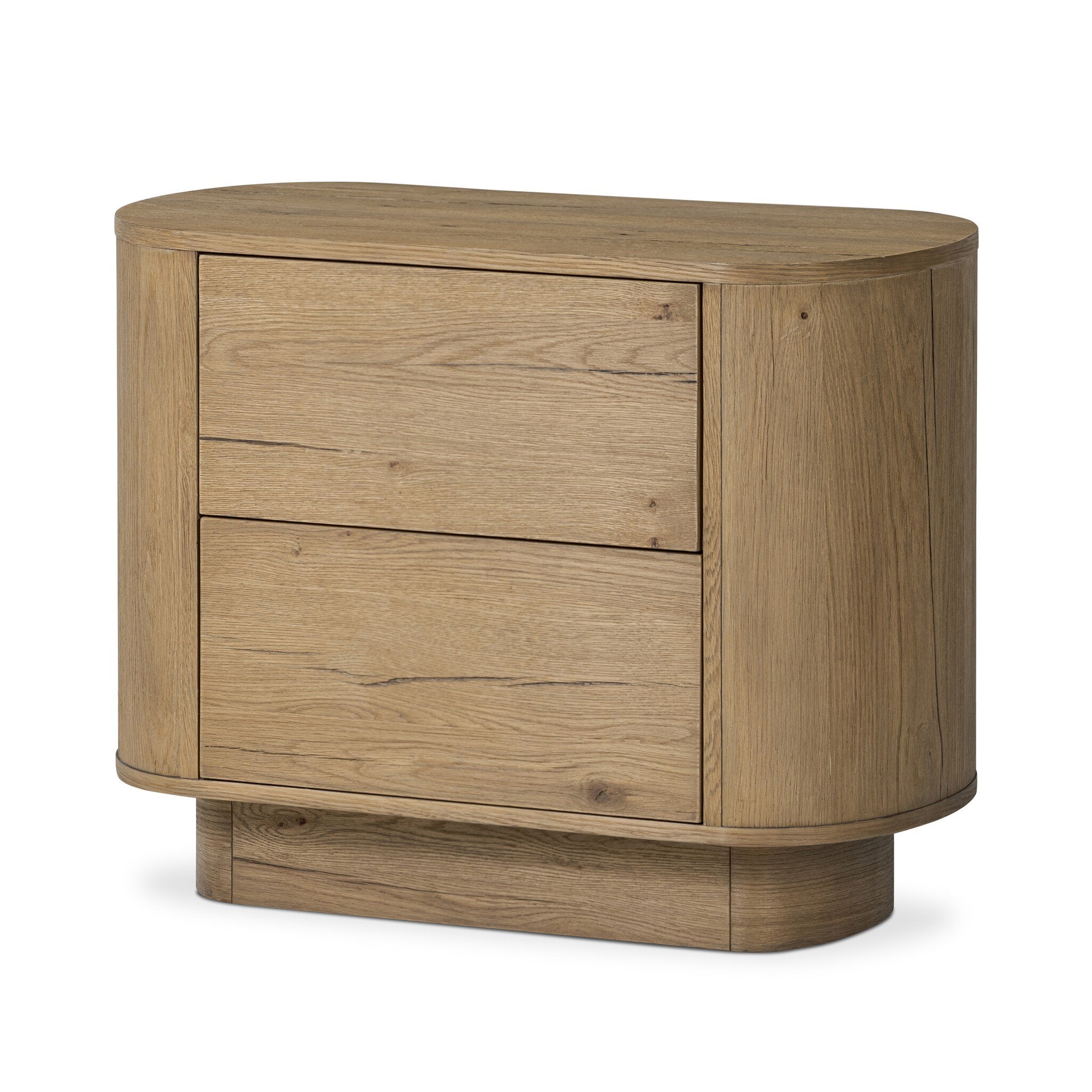 Four Hands Paden Nightstand — Worn Oak-Worn Oak Veneer