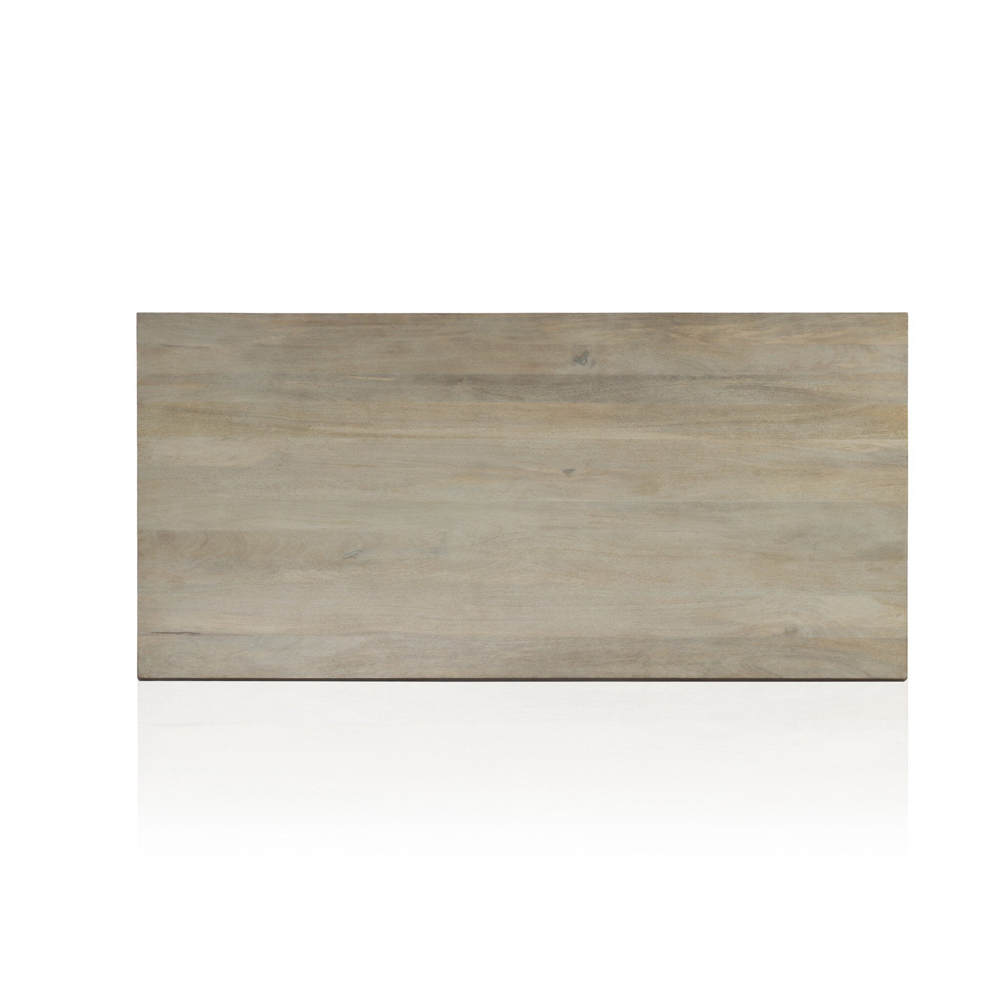 Four Hands Kelby Dining Table — Light Wash Carved Mango-Light Wash Mango