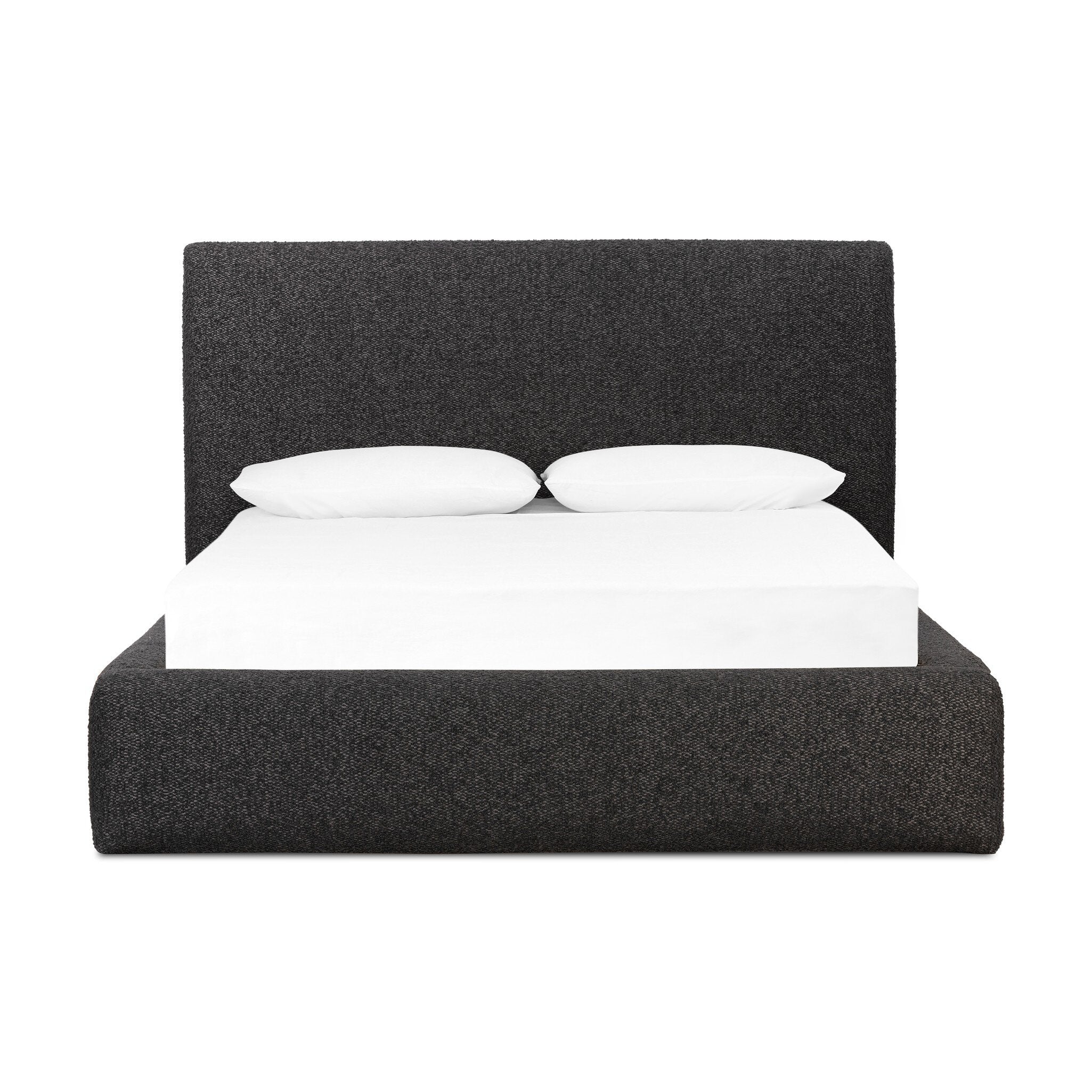 Four Hands Quincy Bed — Lisbon Charcoal-Black-King
