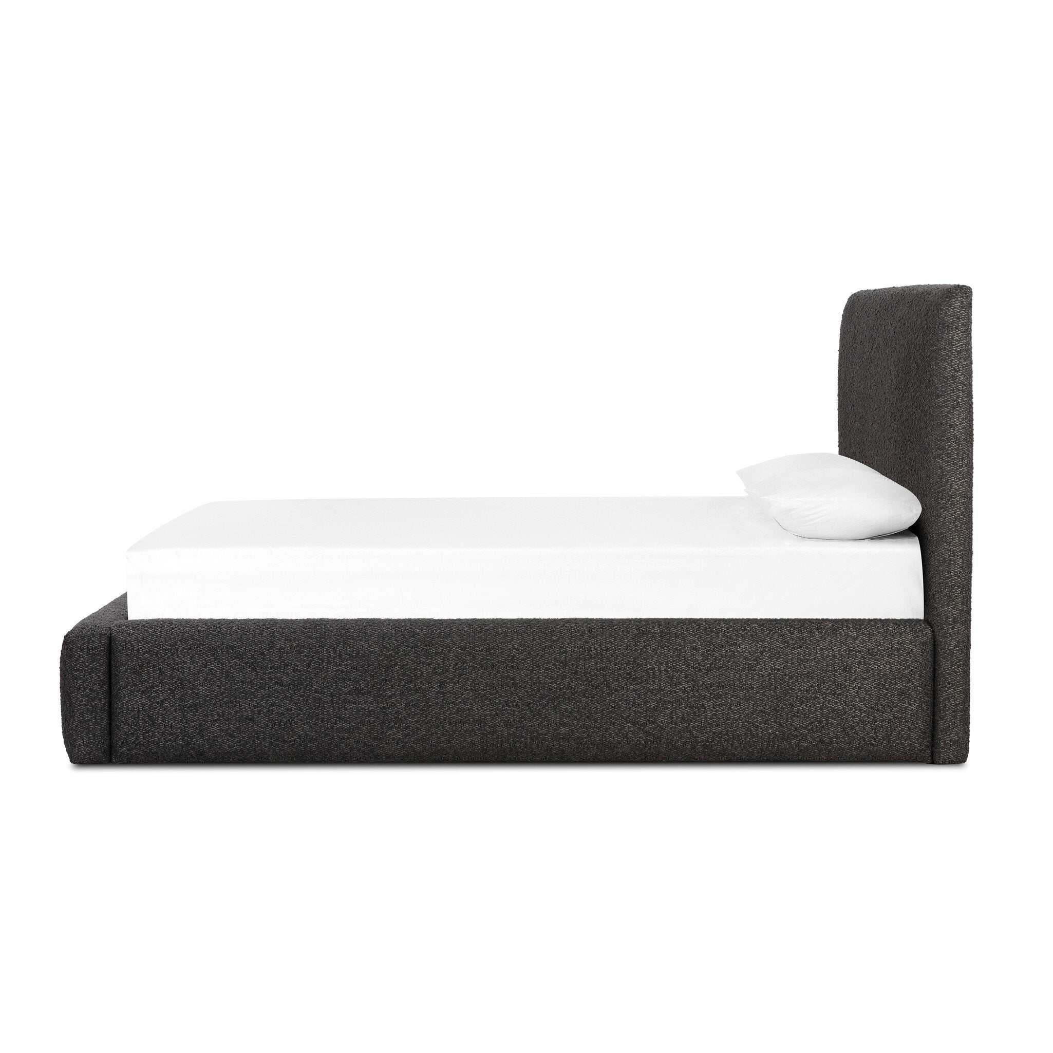 Four Hands Quincy Bed — Lisbon Charcoal-Black-King