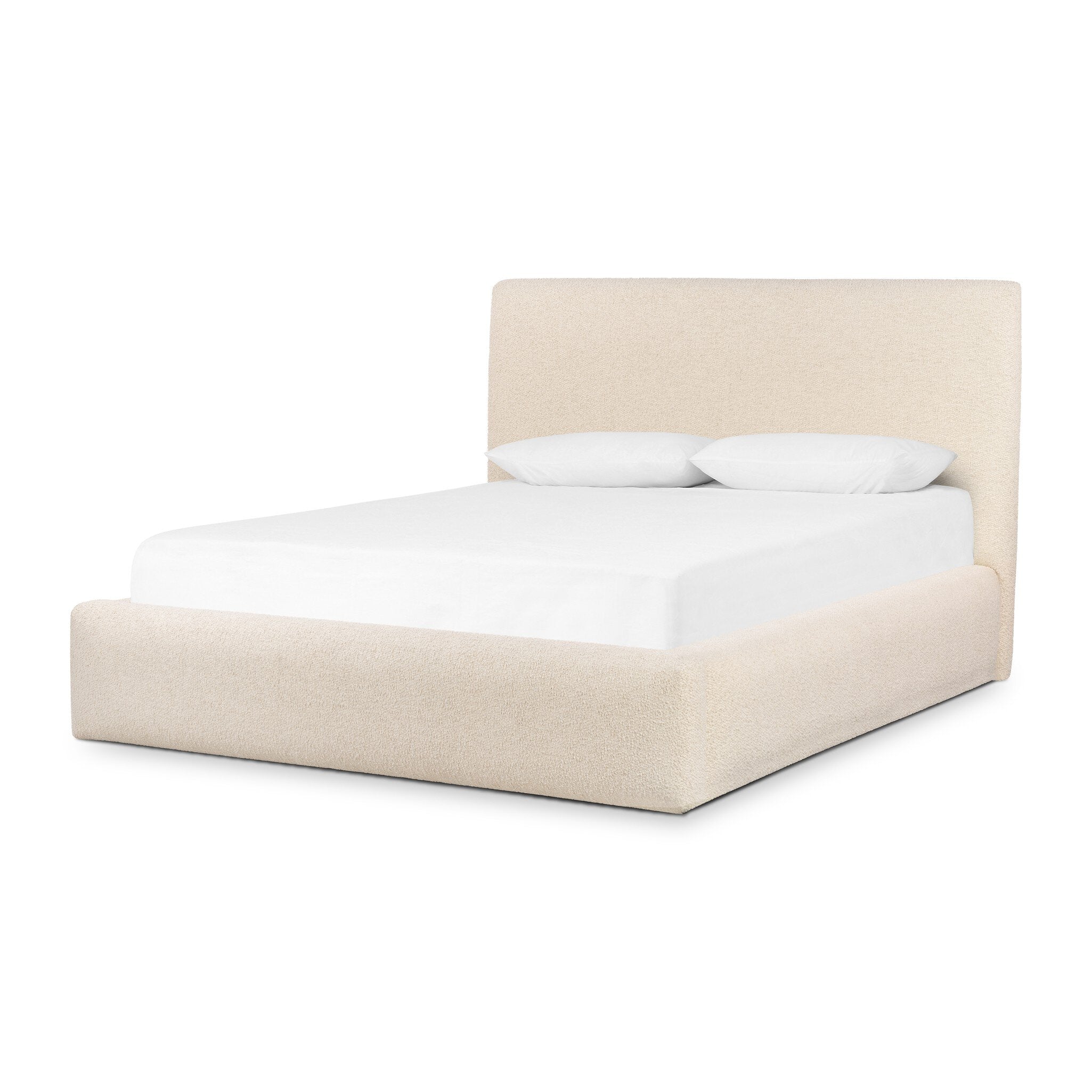 Four Hands Quincy Bed — Lisbon Cream-Black-King
