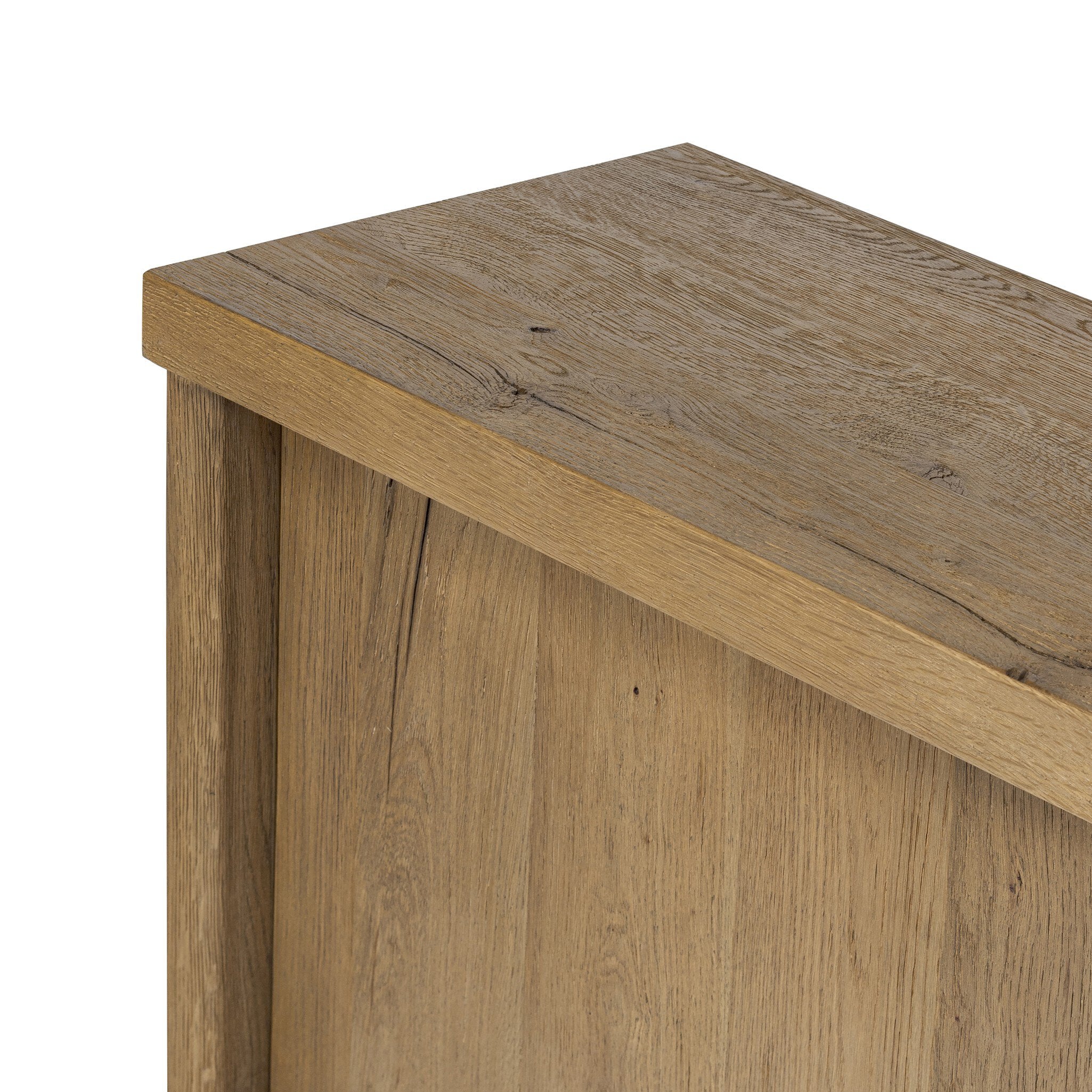 Four Hands Laredo Media Console — Worn Oak Veneer-Worn Oak