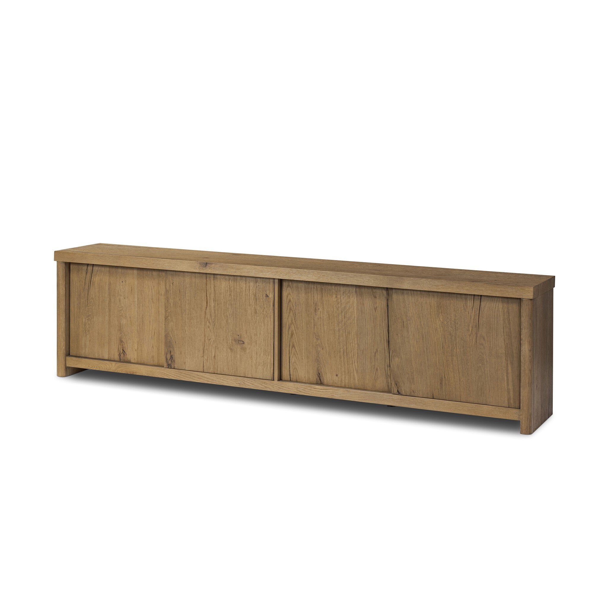 Four Hands Laredo Media Console — Worn Oak Veneer-Worn Oak