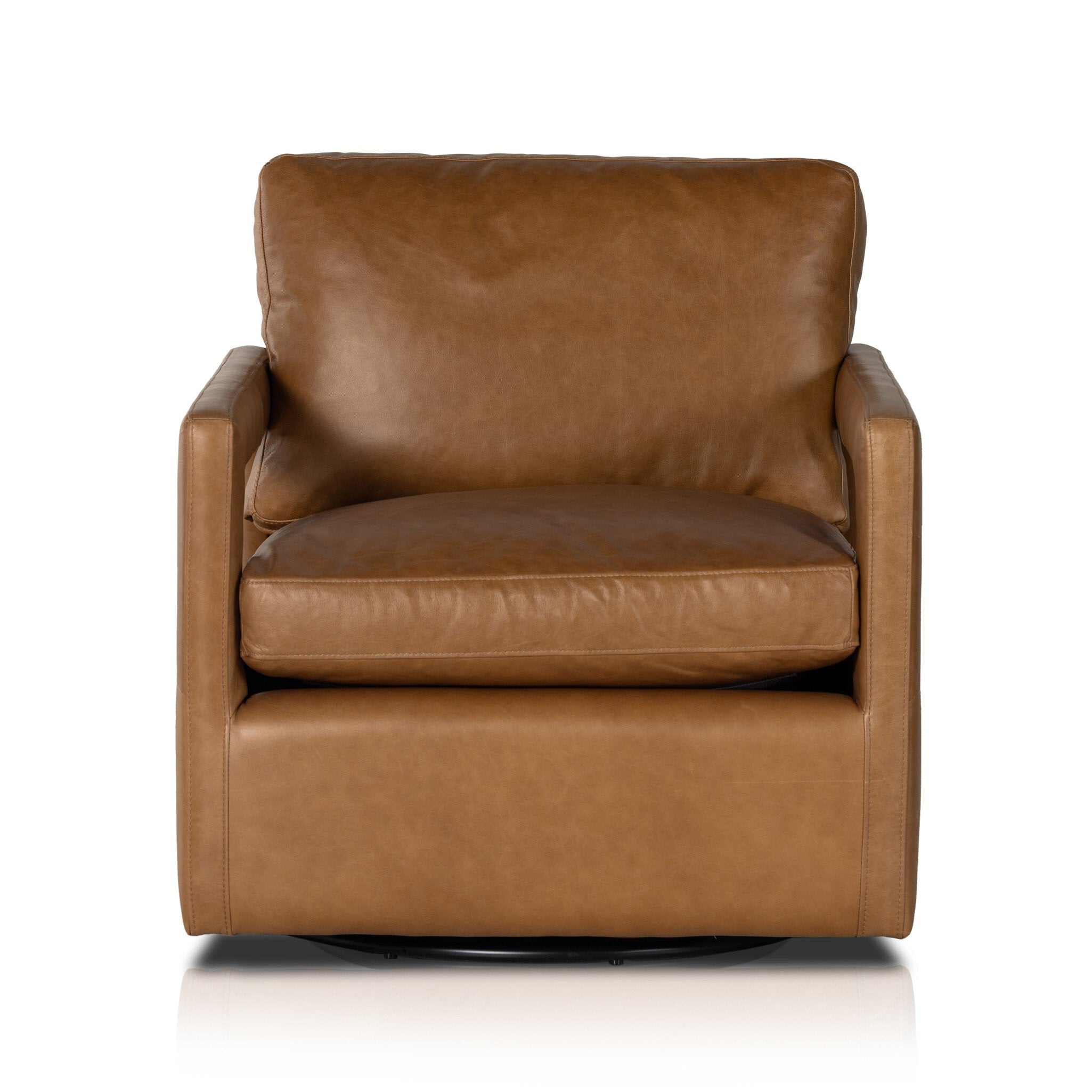 Four Hands Olson Swivel Chair — Sonoma Butterscotch