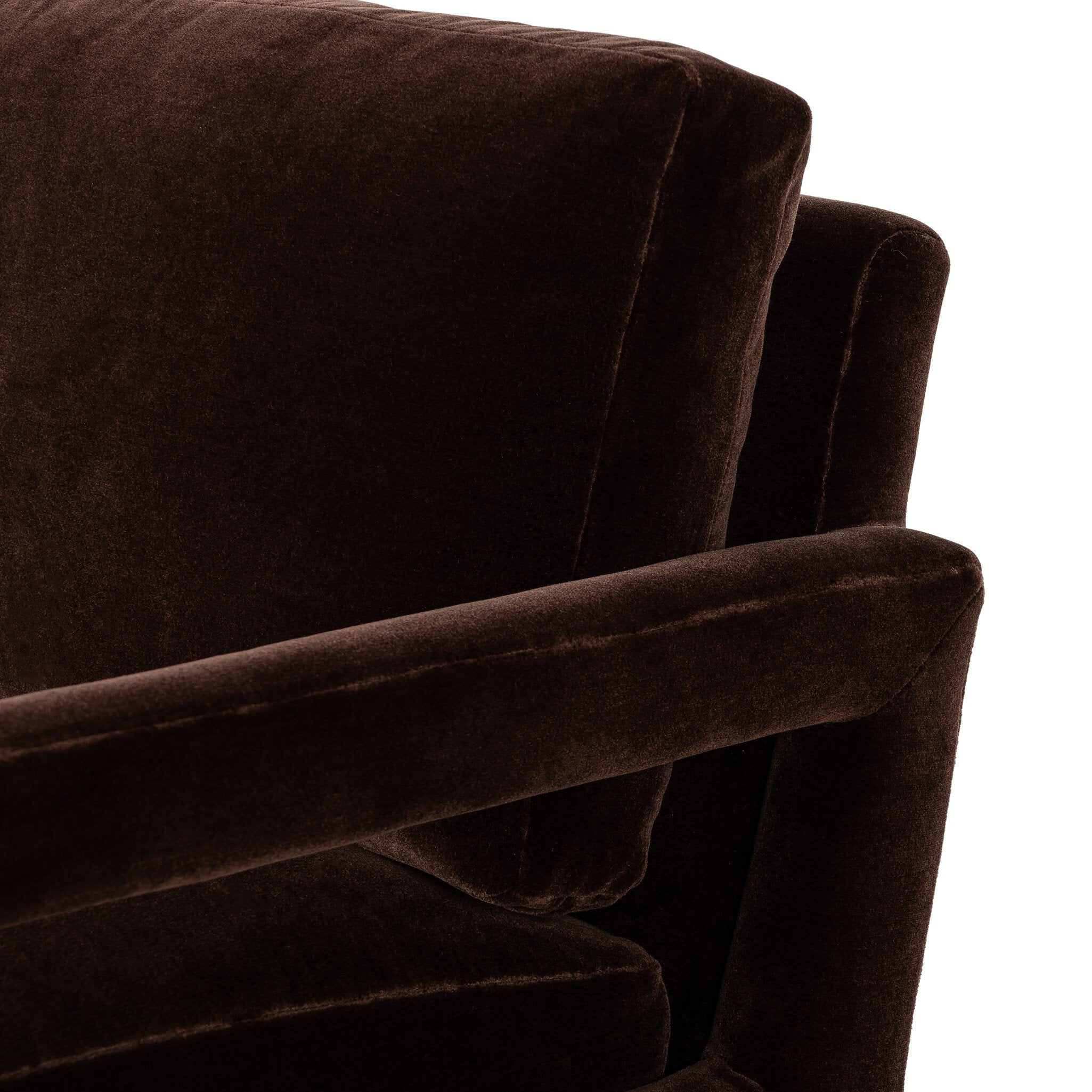 Four Hands Olson Swivel Chair — Monte Chocolate