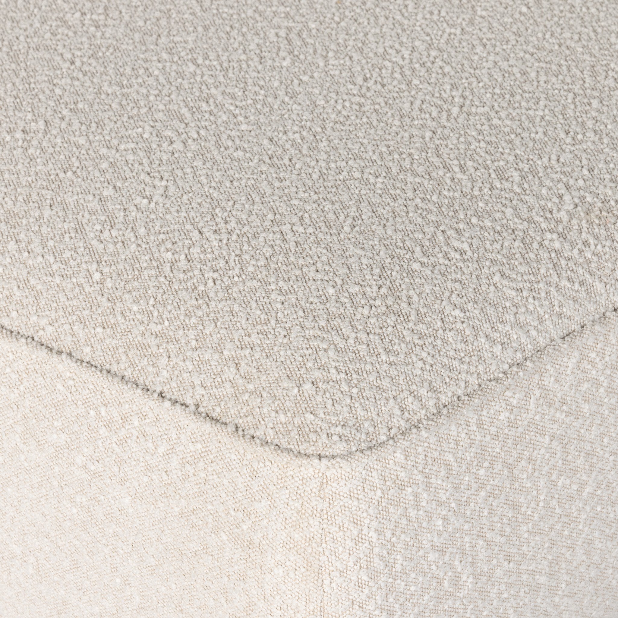 Four Hands Sinclair Cocktail Ottoman — Knoll Natural-Distressed Natural