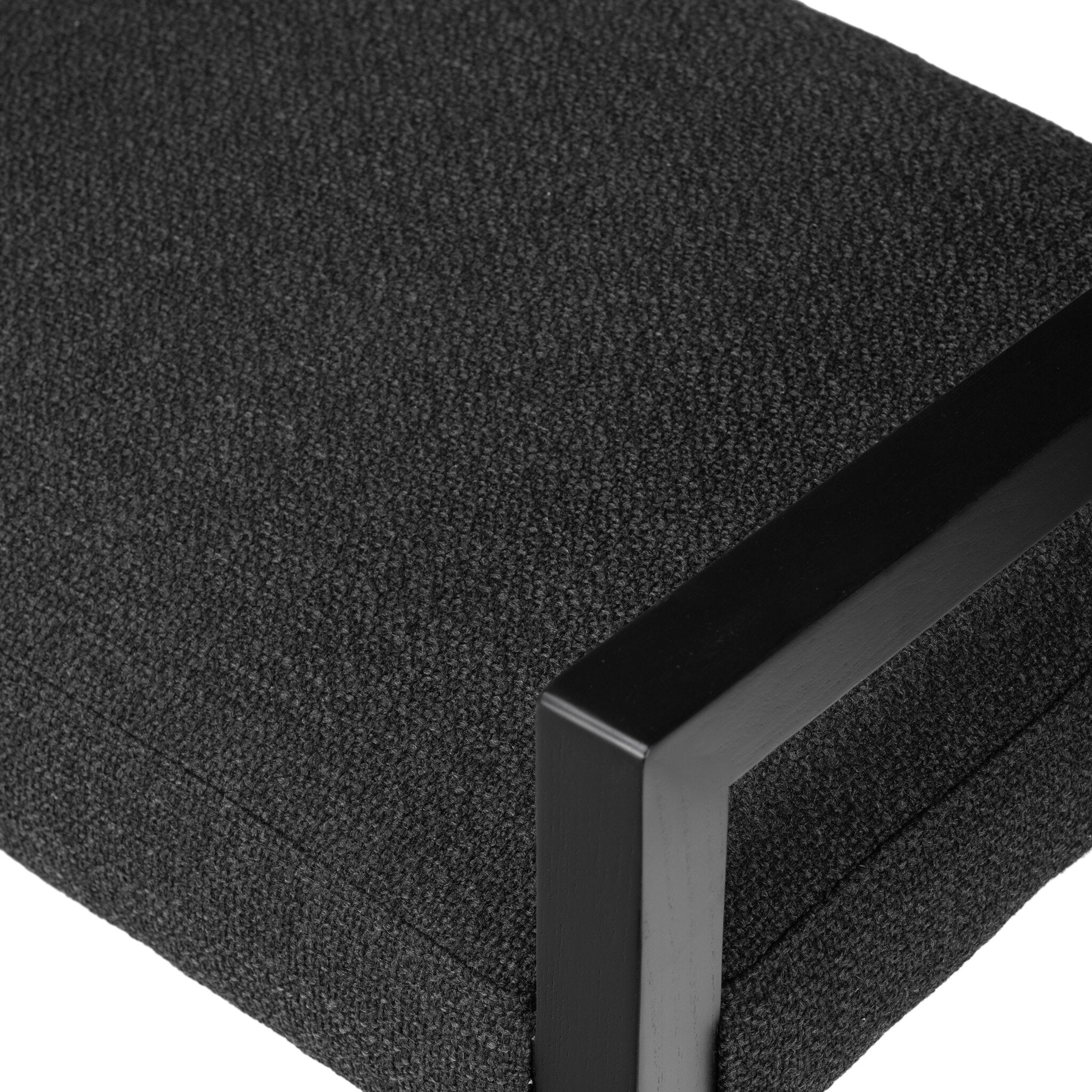 Four Hands Ferris Dining Armchair — Palermo Black-Gibson Black-Black Ash