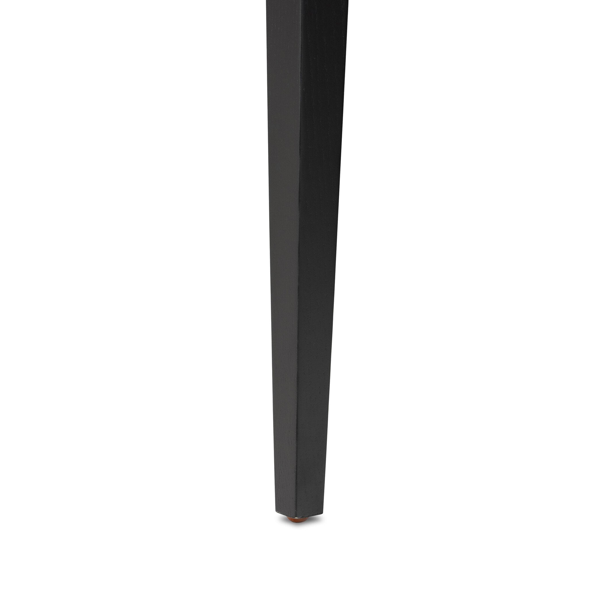 Four Hands Ferris Dining Armchair — Palermo Black-Gibson Black-Black Ash