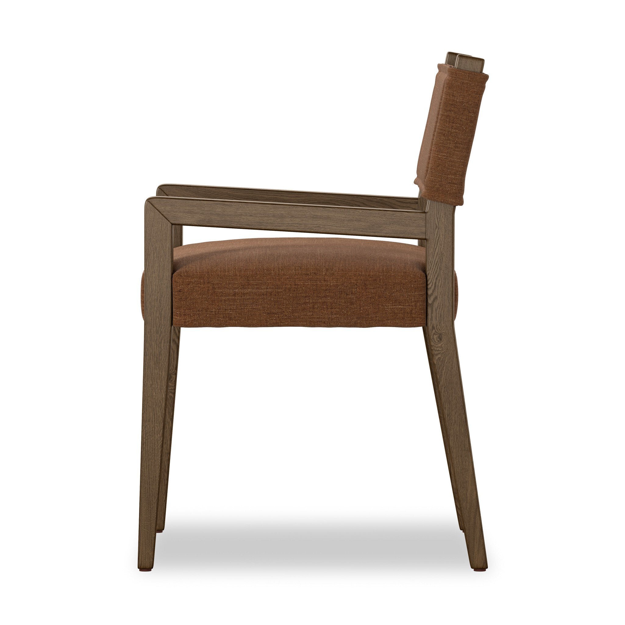 Four Hands Ferris Dining Armchair — Laughlin Ochre-Amber Ash