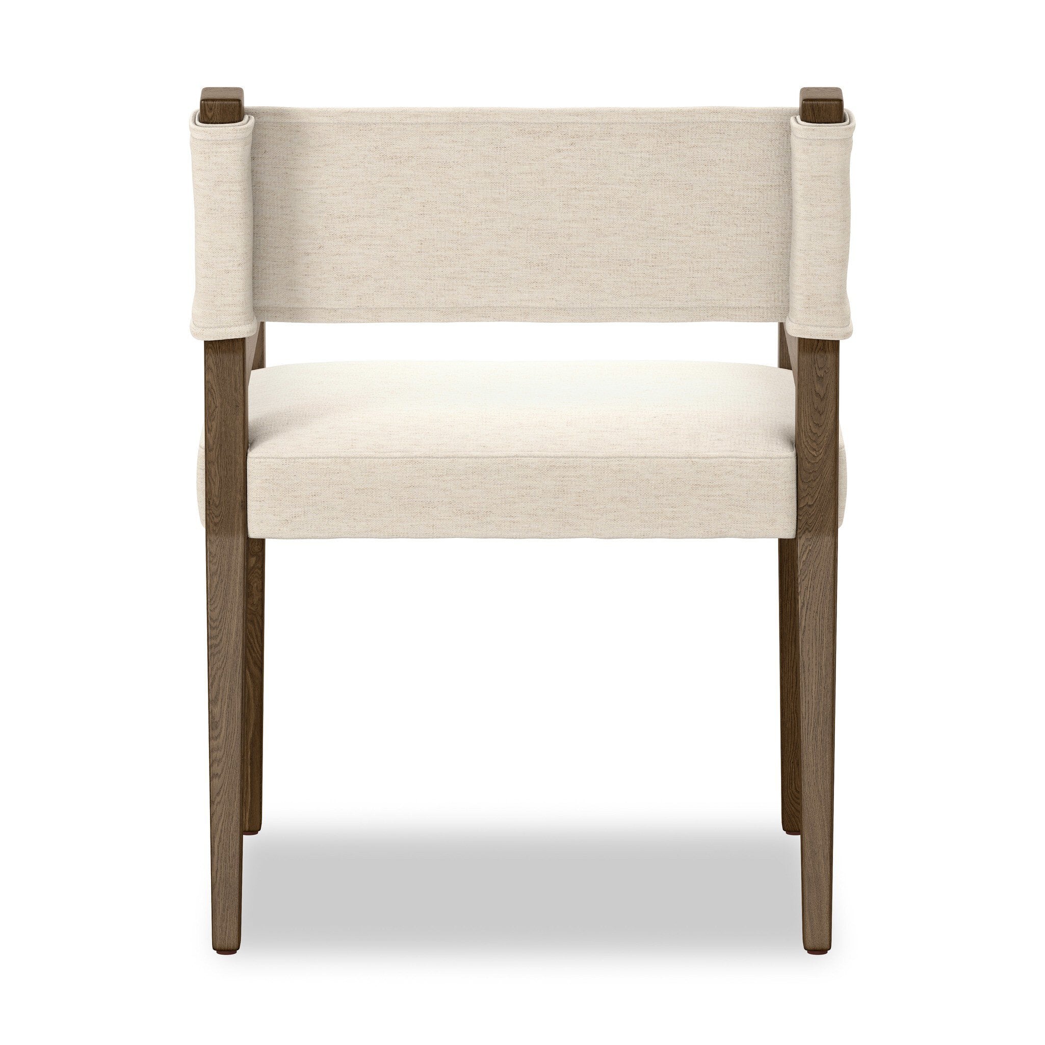Four Hands Ferris Dining Armchair — Crypton Nomad Snow-Amber Ash
