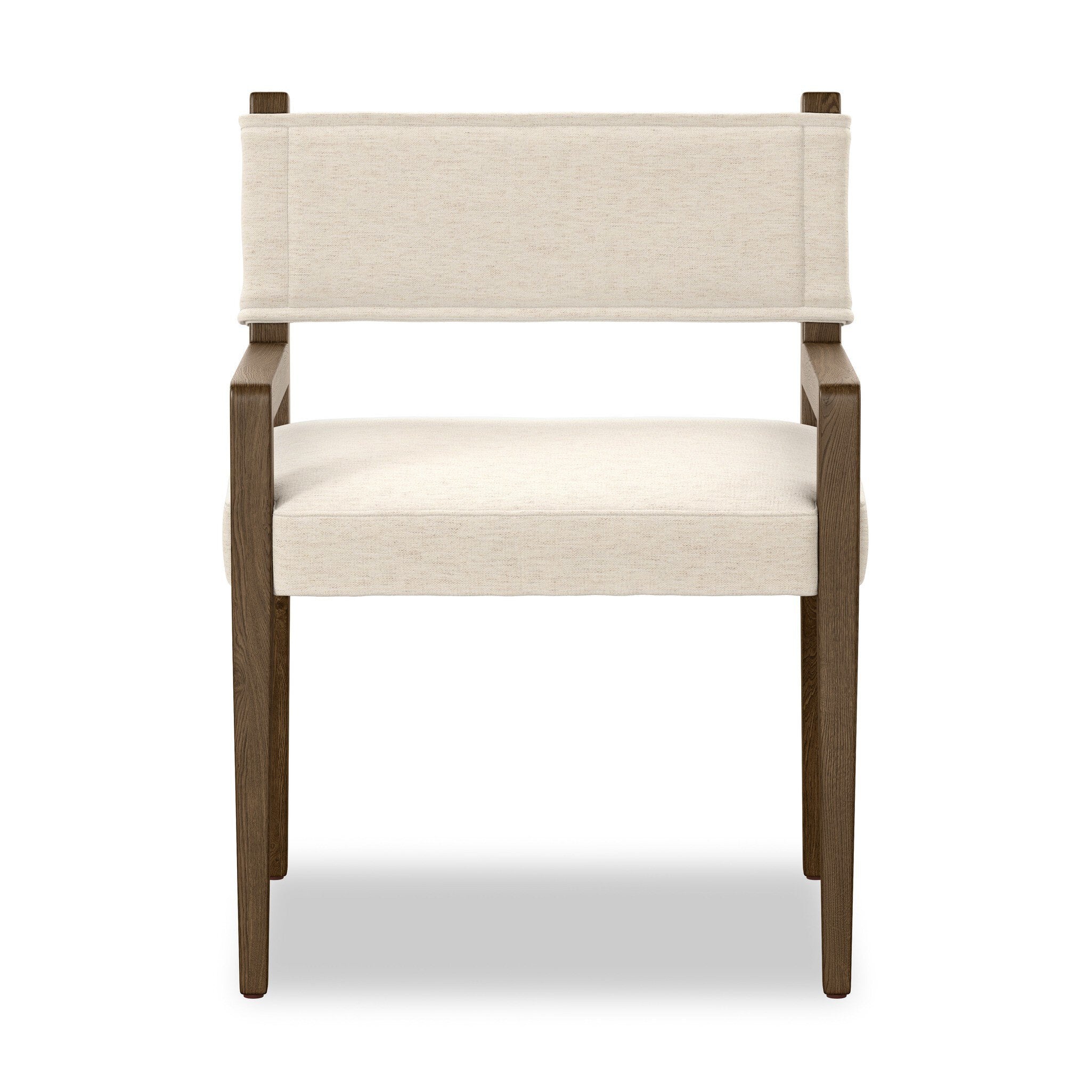 Four Hands Ferris Dining Armchair — Crypton Nomad Snow-Amber Ash