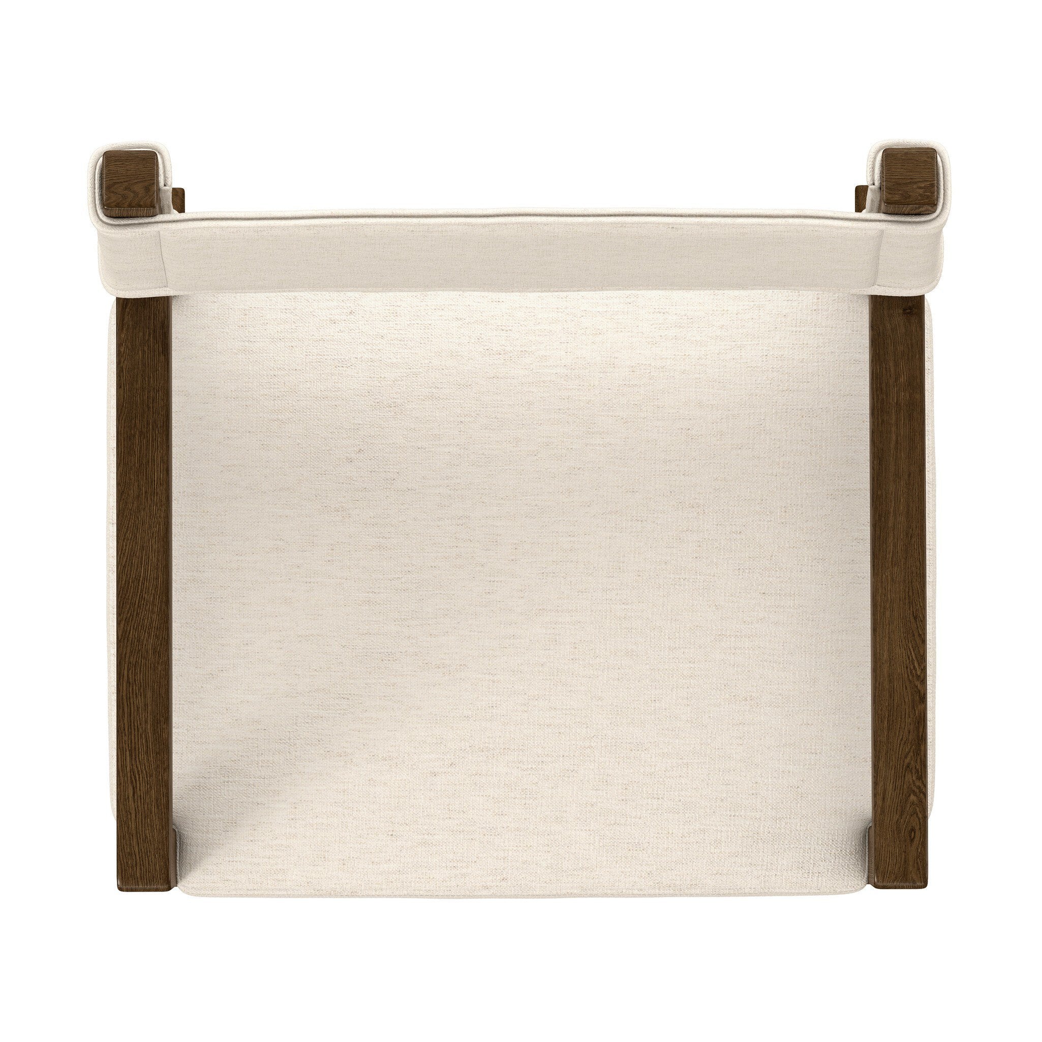 Four Hands Ferris Dining Armchair — Crypton Nomad Snow-Amber Ash