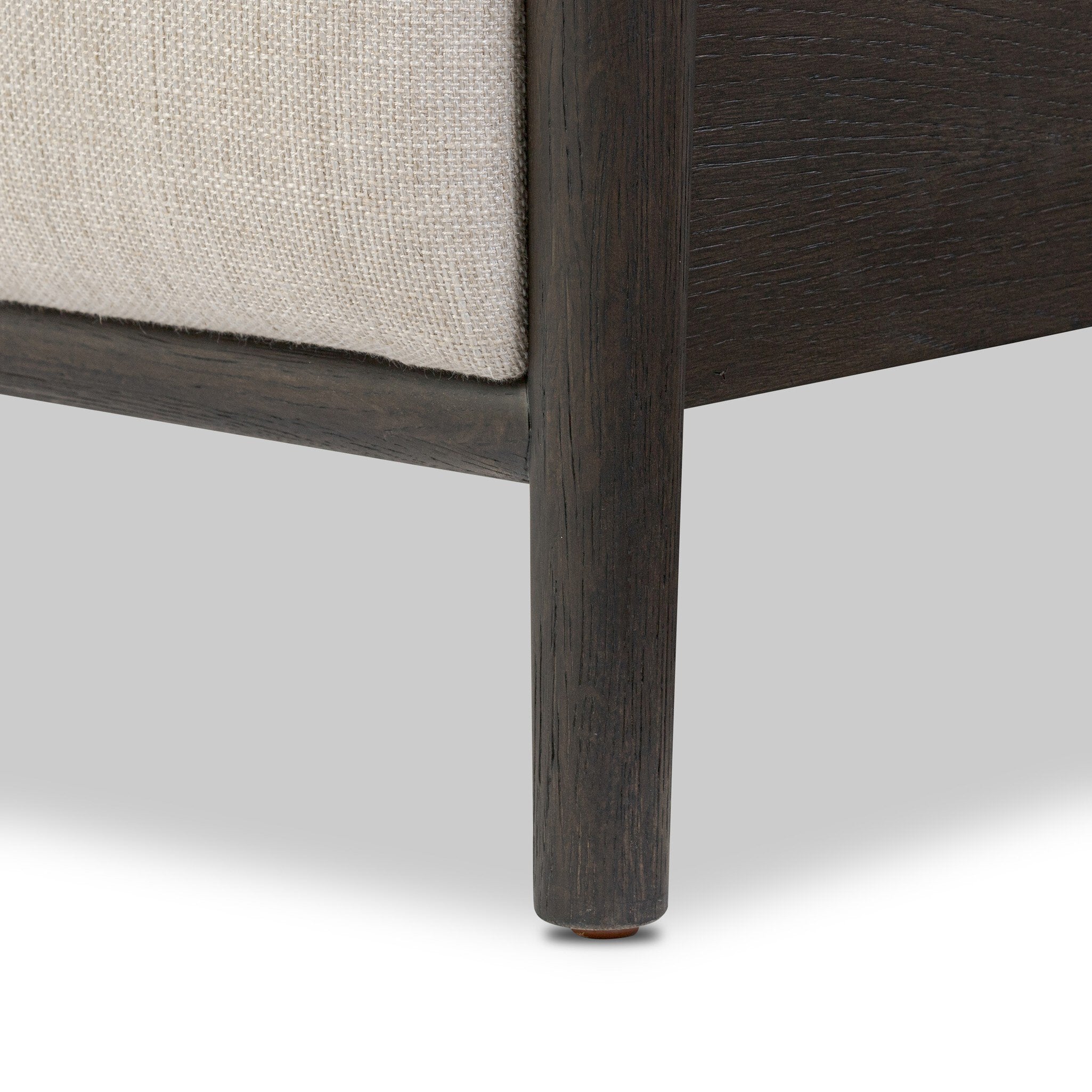 Four Hands Glenview Bed — Smoked Black Oak-Essence Natural-Smoked Black Resawn Oak-Queen