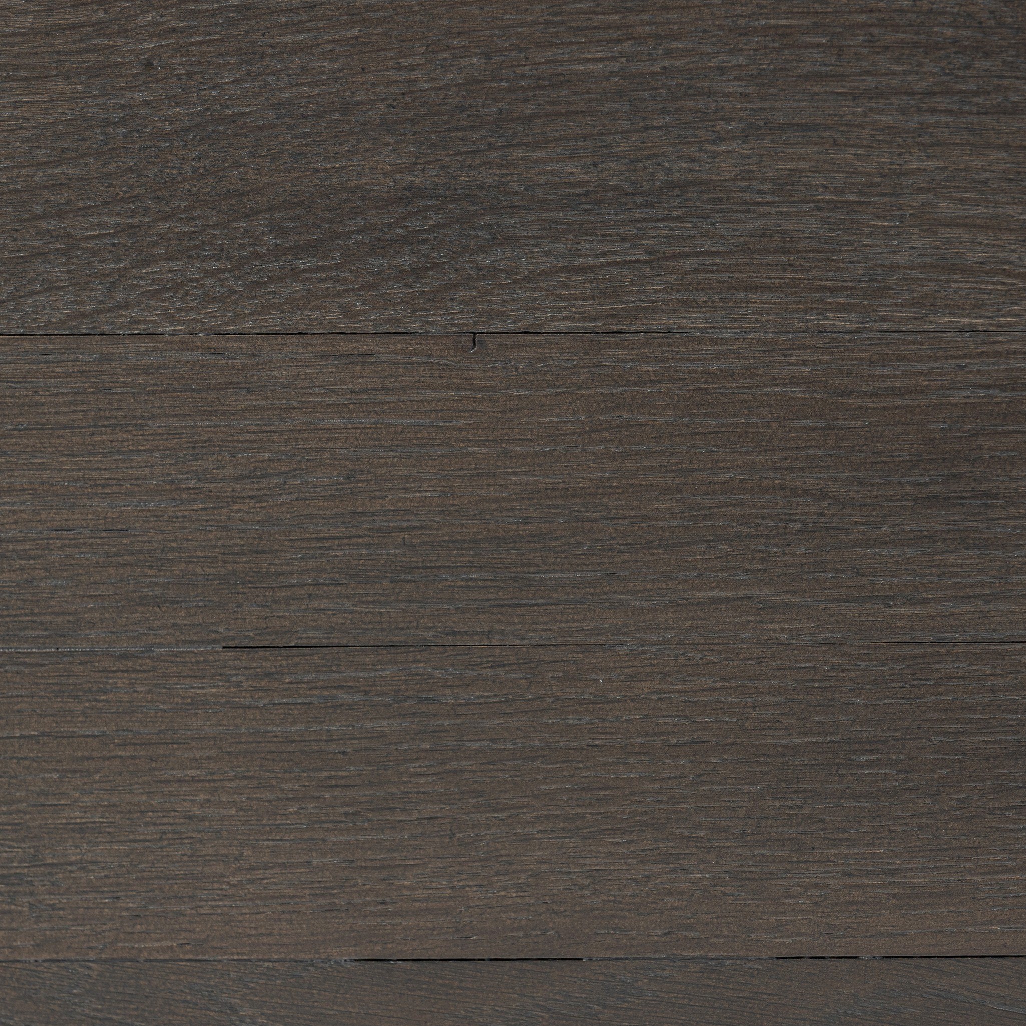 Four Hands Glenview Nightstand — Smoked Black Oak-Smoked Black Resawn Oak-Aged Bronze