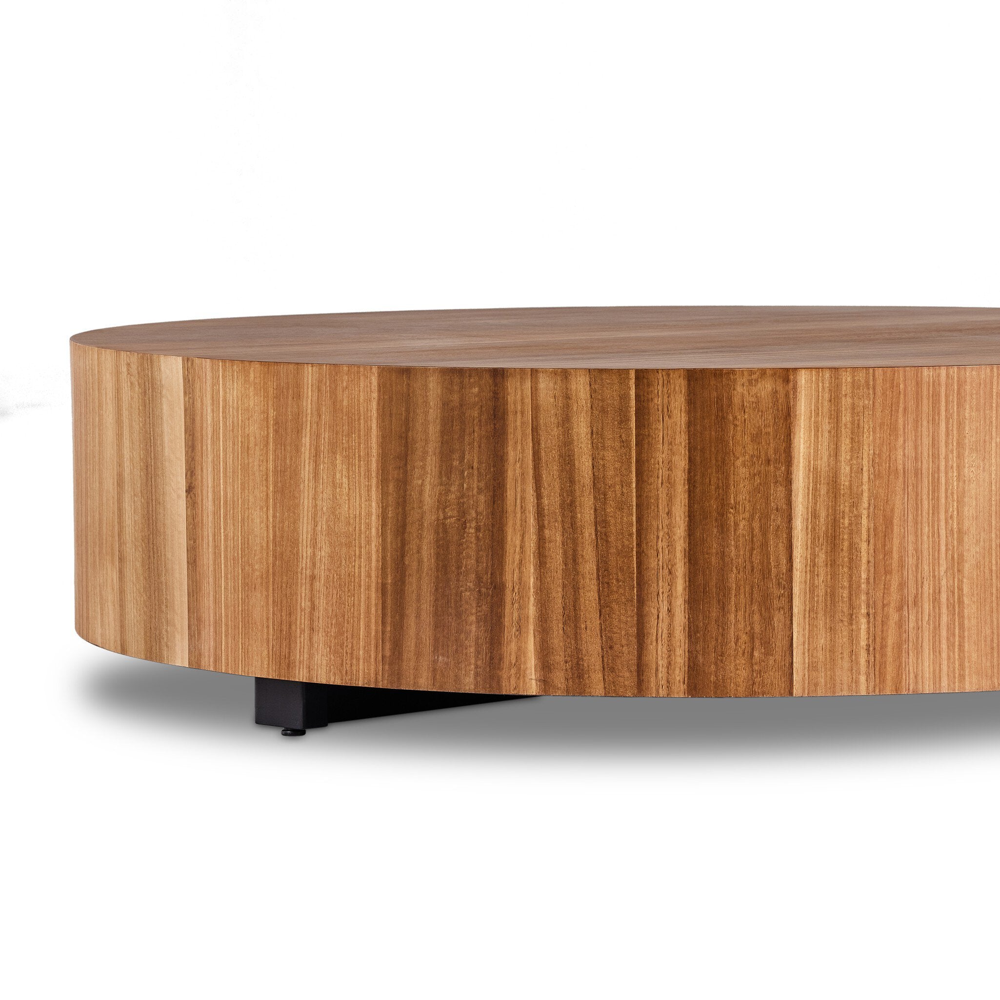 Four Hands Hudson Large Coffee Table — Natural Yukas-Black Pine