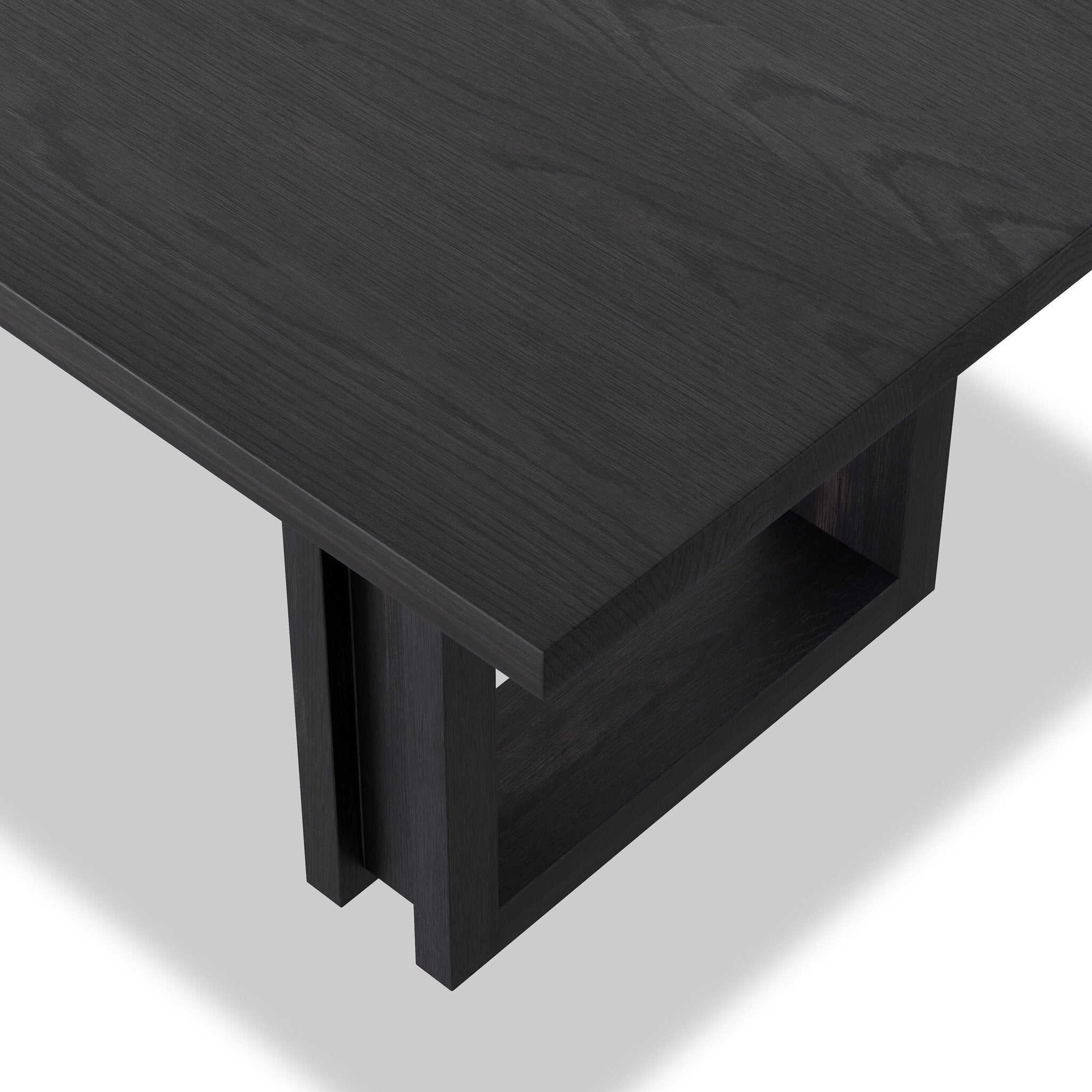 Four Hands Carmel Dining Table — Black Wash