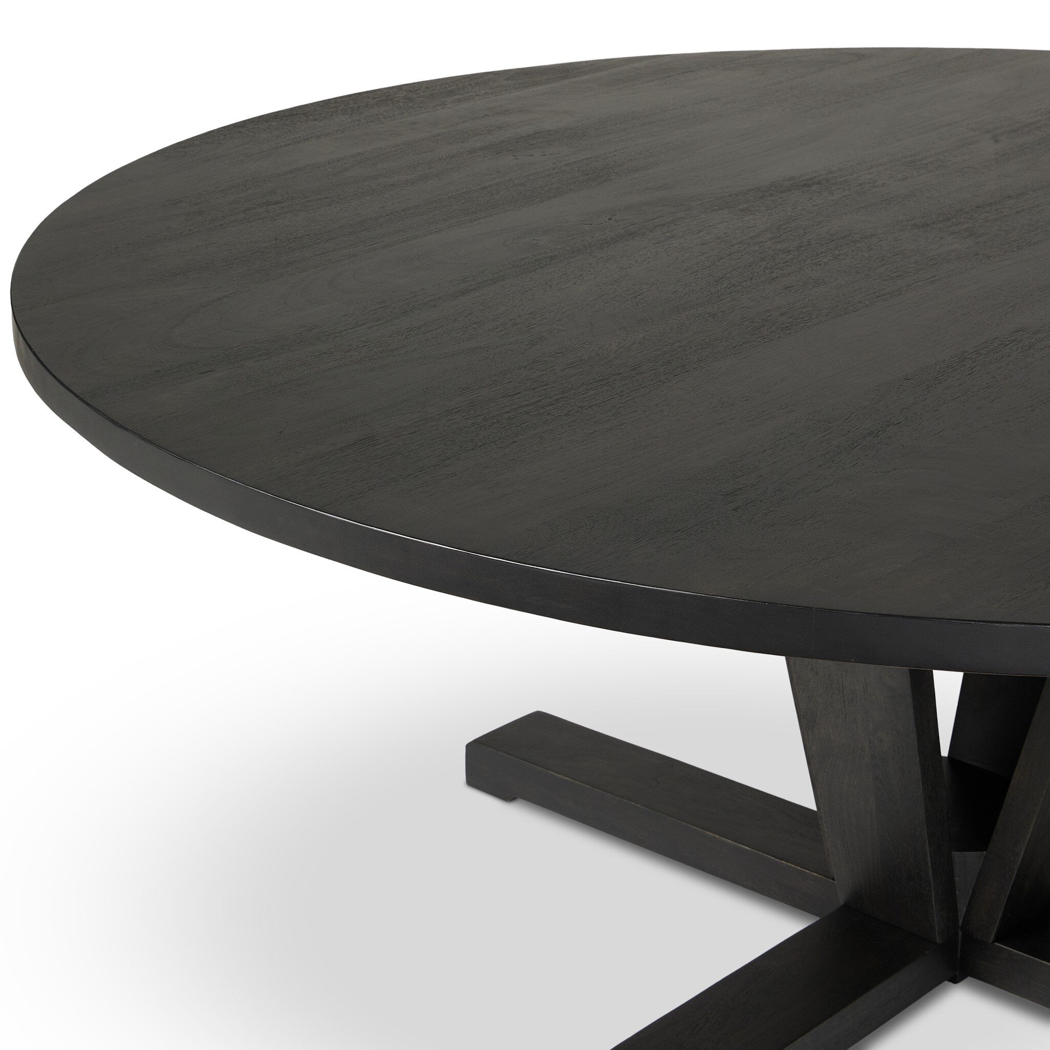 Four Hands Cobain Dining Table — Flint Black