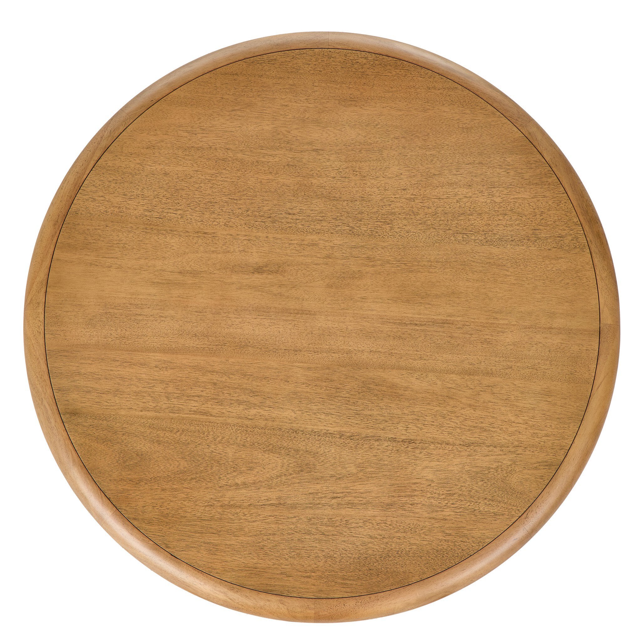 Four Hands Zach Large Coffee Table — Burnished Parawood-Burnished Parawood Veneer
