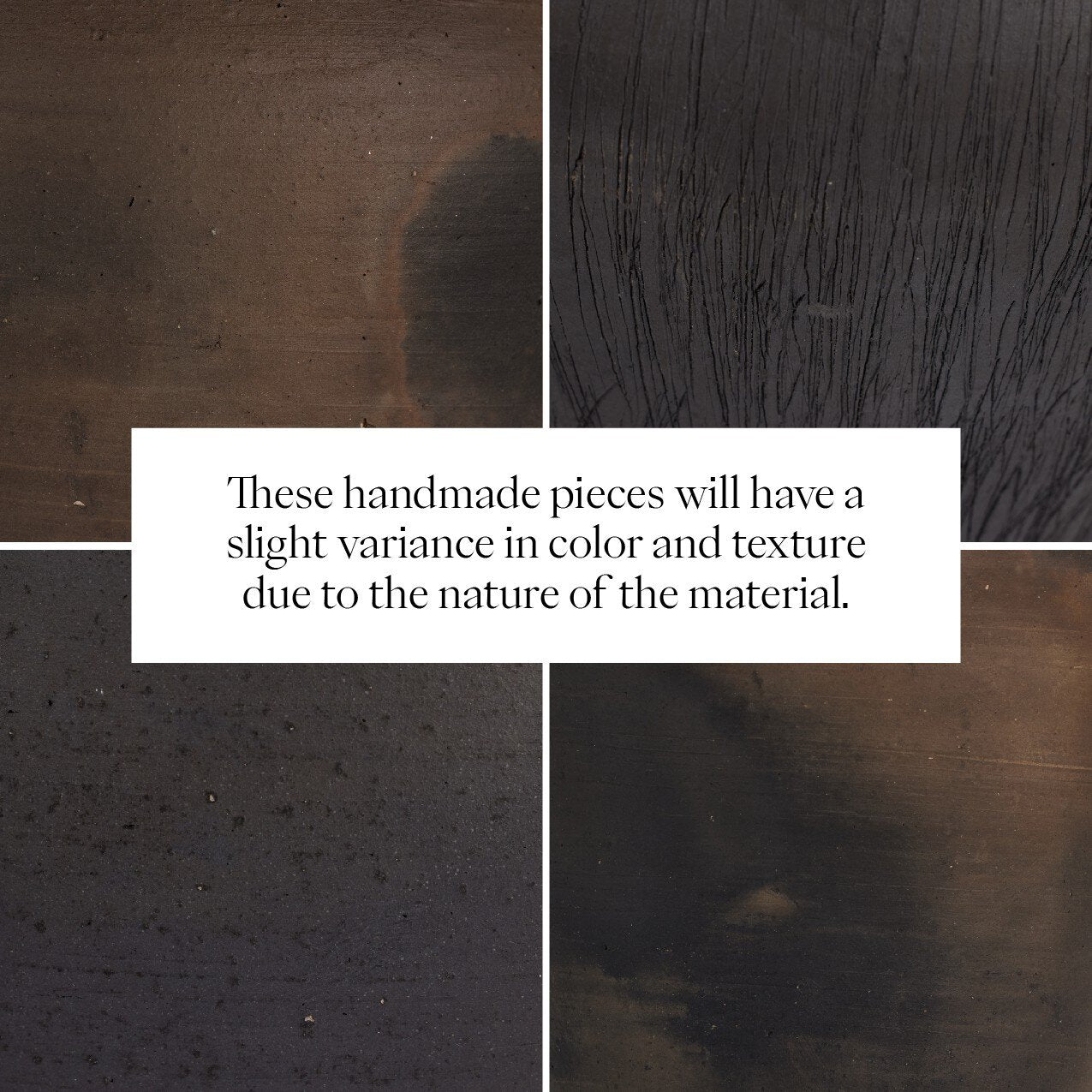 Four Hands Kamari Vessel — Aged Black Terracotta