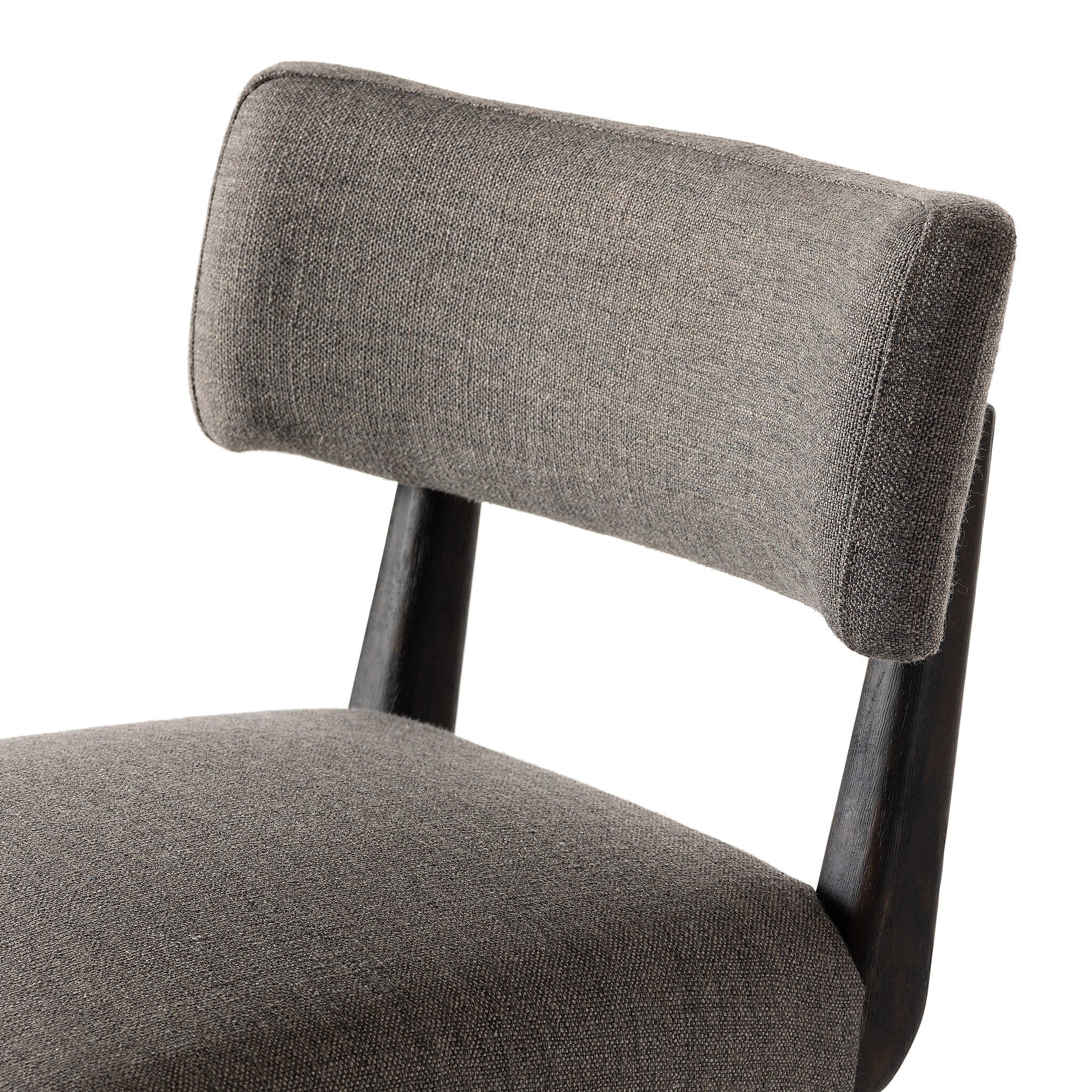 Four Hands Cardell Swivel Bar + Counter Stool — Alcala Nickel-Burnt Parawood-Counter