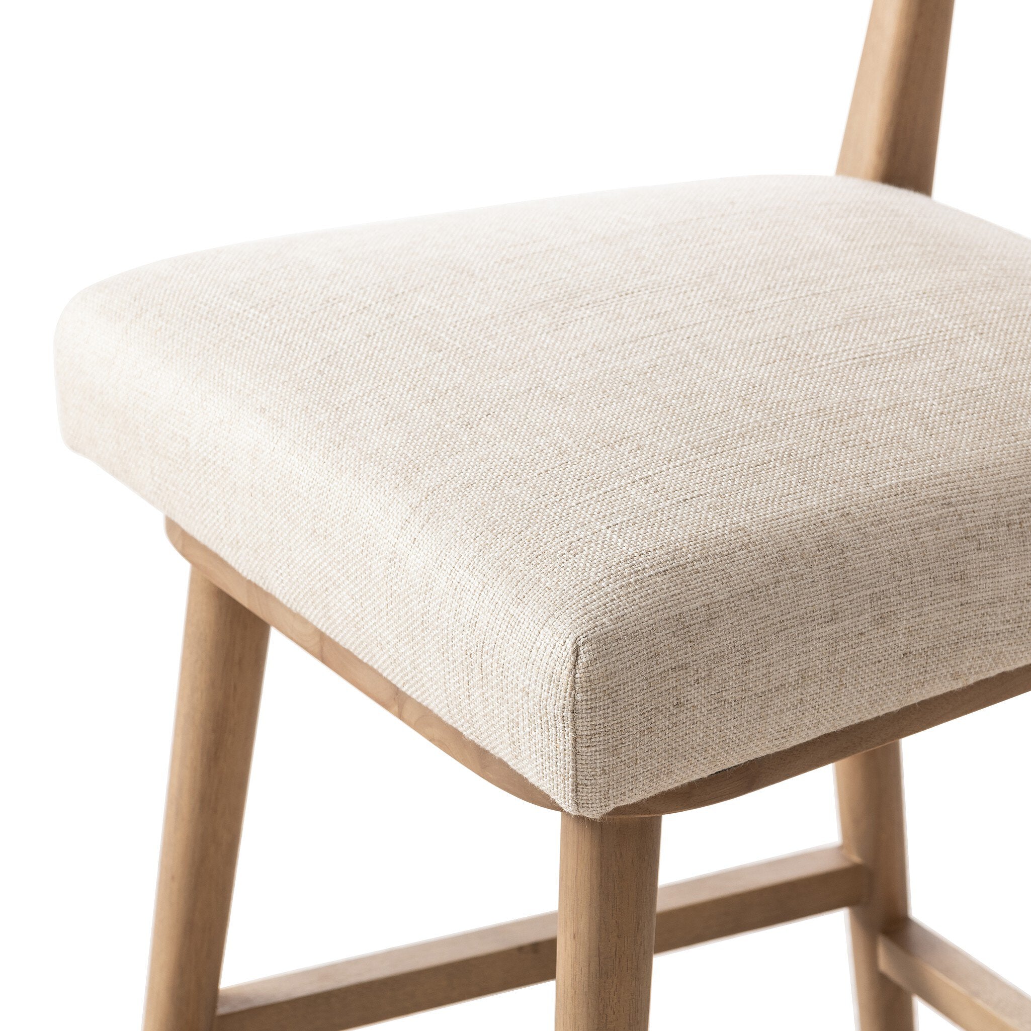 Four Hands Cardell Swivel Bar + Counter Stool — Essence Natural-Washed Natural Parawood-Counter