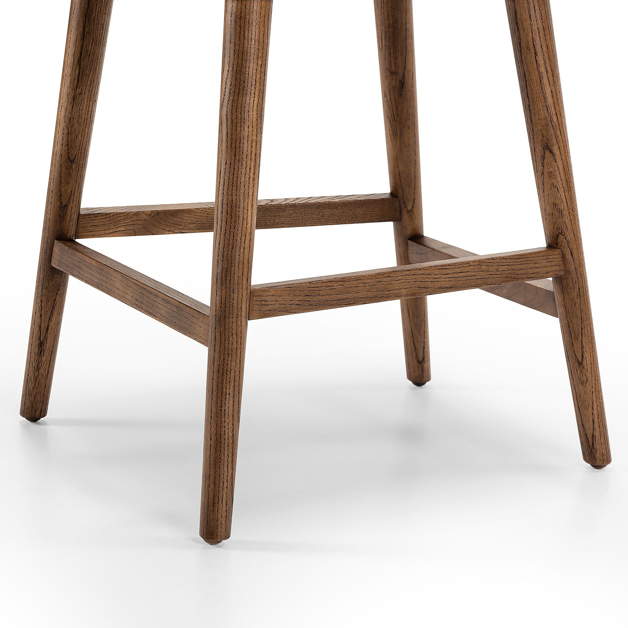 Four Hands Cardell Swivel Bar + Counter Stool — Sonoma Chestnut-Tan Nettlewood-Counter
