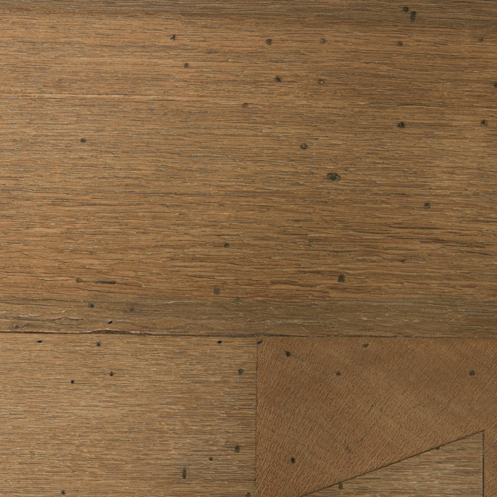 Four Hands Abaso Rectangular Coffee Table — Rustic Wormwood Oak
