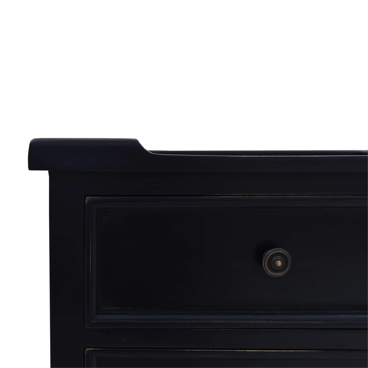 Bramble Eton 3 Drawer End Table — Batavia Black