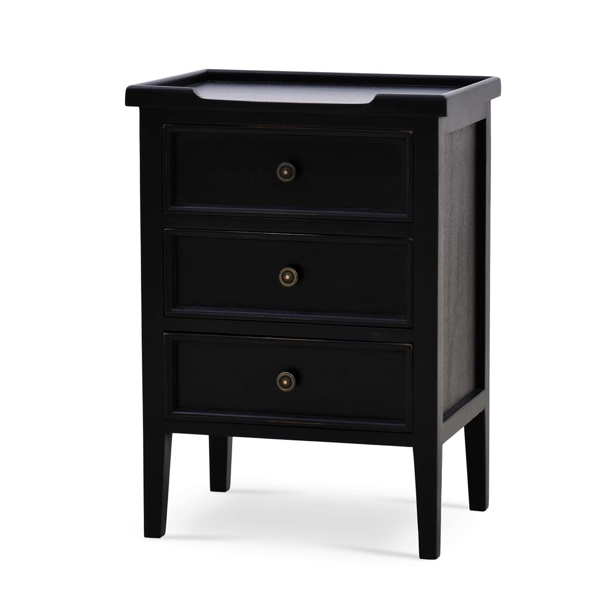 Bramble Eton 3 Drawer End Table — Batavia Black