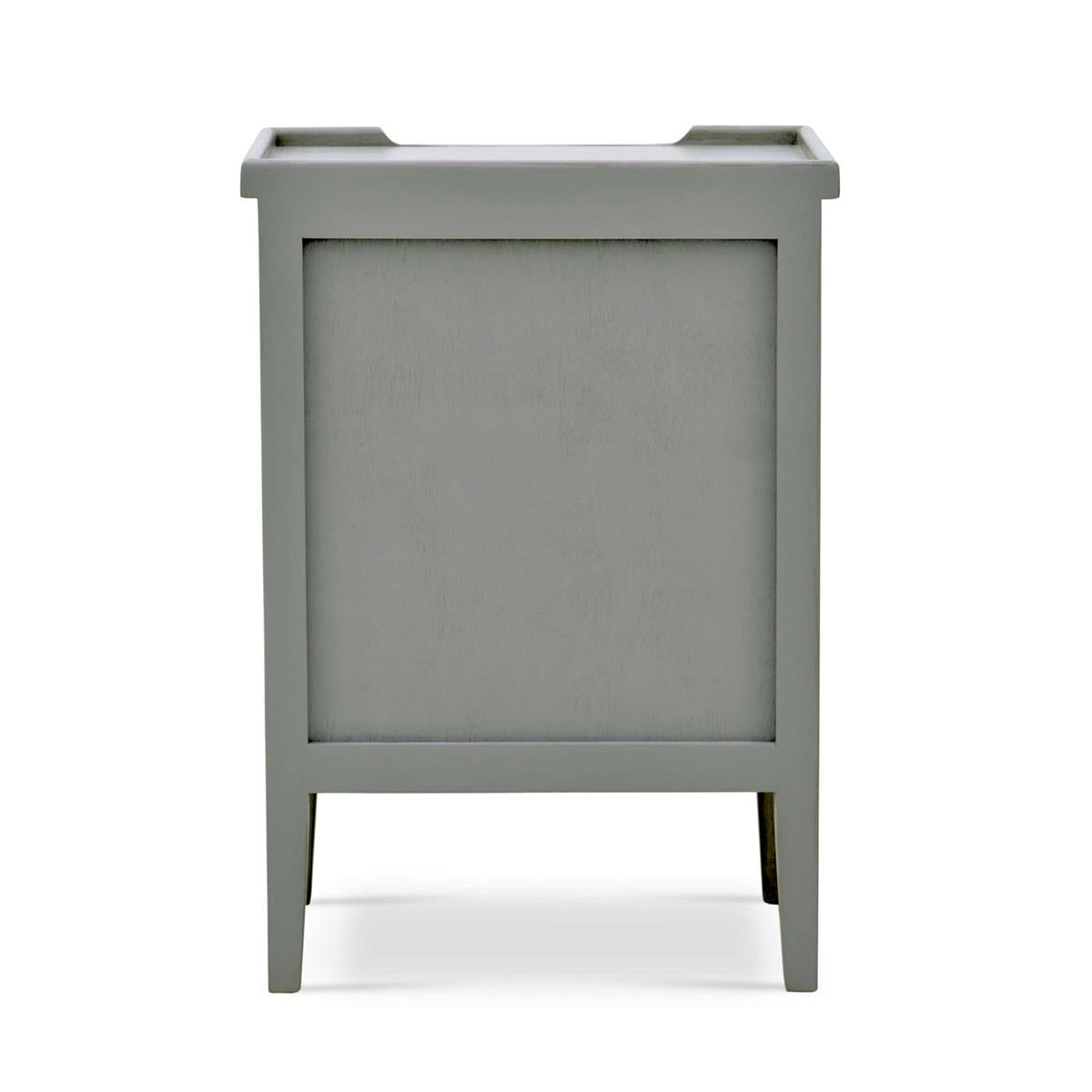 Bramble Eton 3 Drawer End Table — Grey Charleston