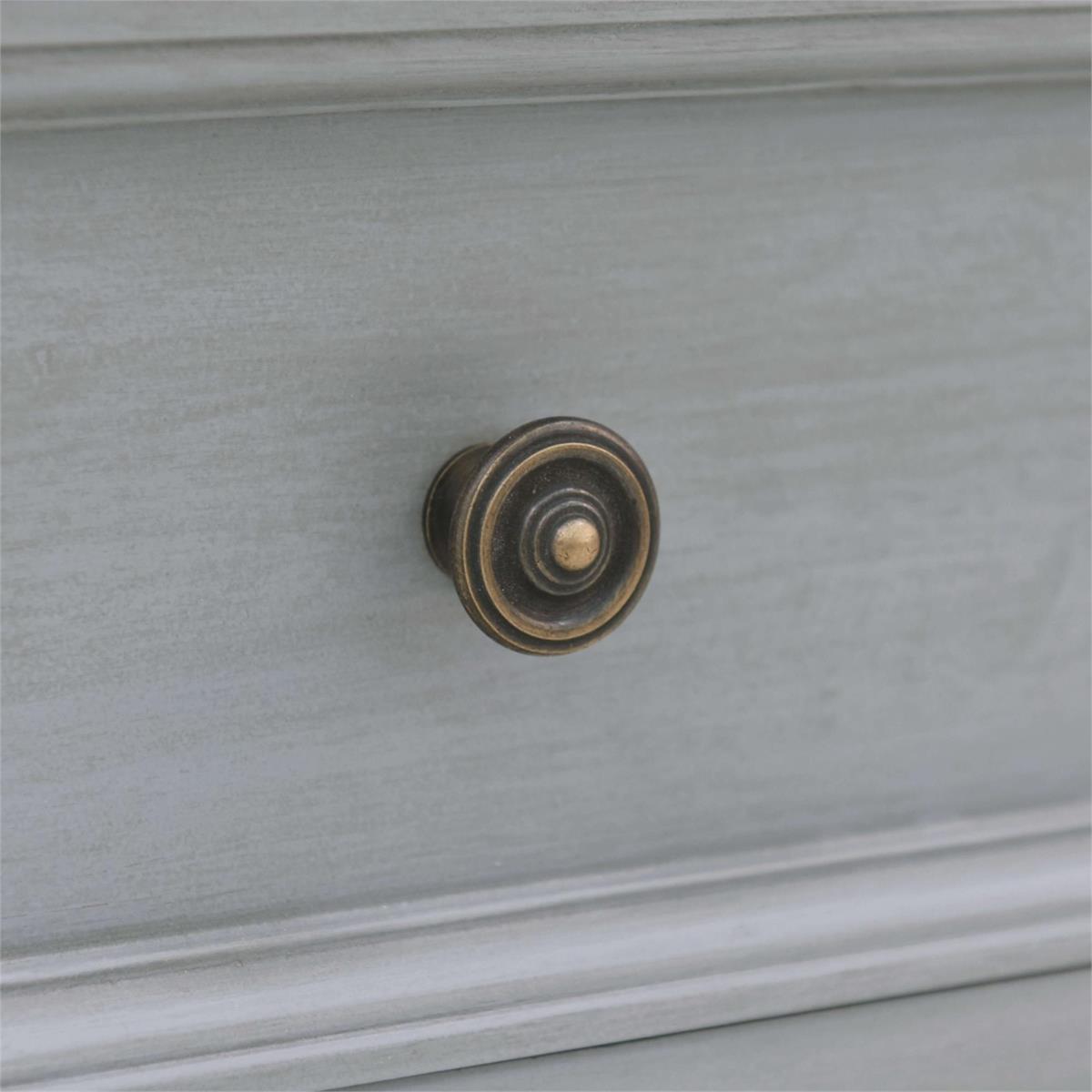 Bramble Eton 3 Drawer End Table — Grey Charleston