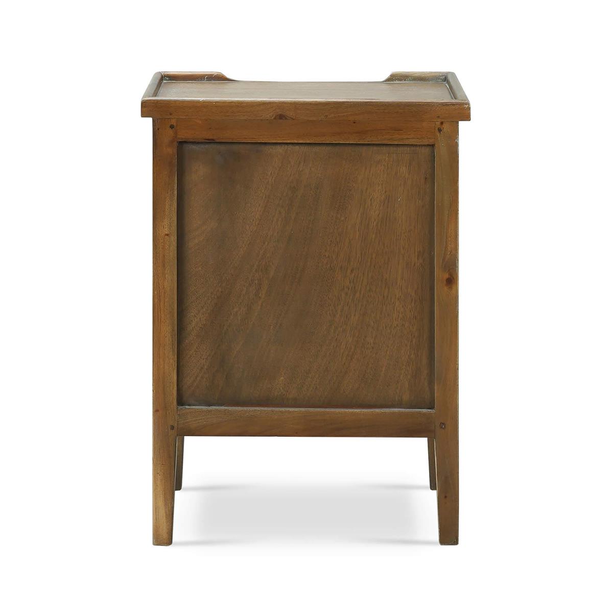 Bramble Eton 3 Drawer End Table — Straw Wash